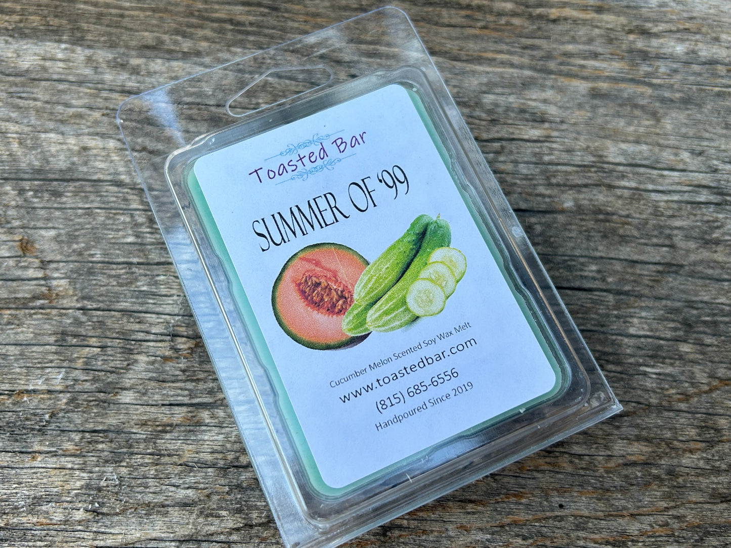 Summer of ’99 – Cucumber Melon Scented Soy Wax Melt