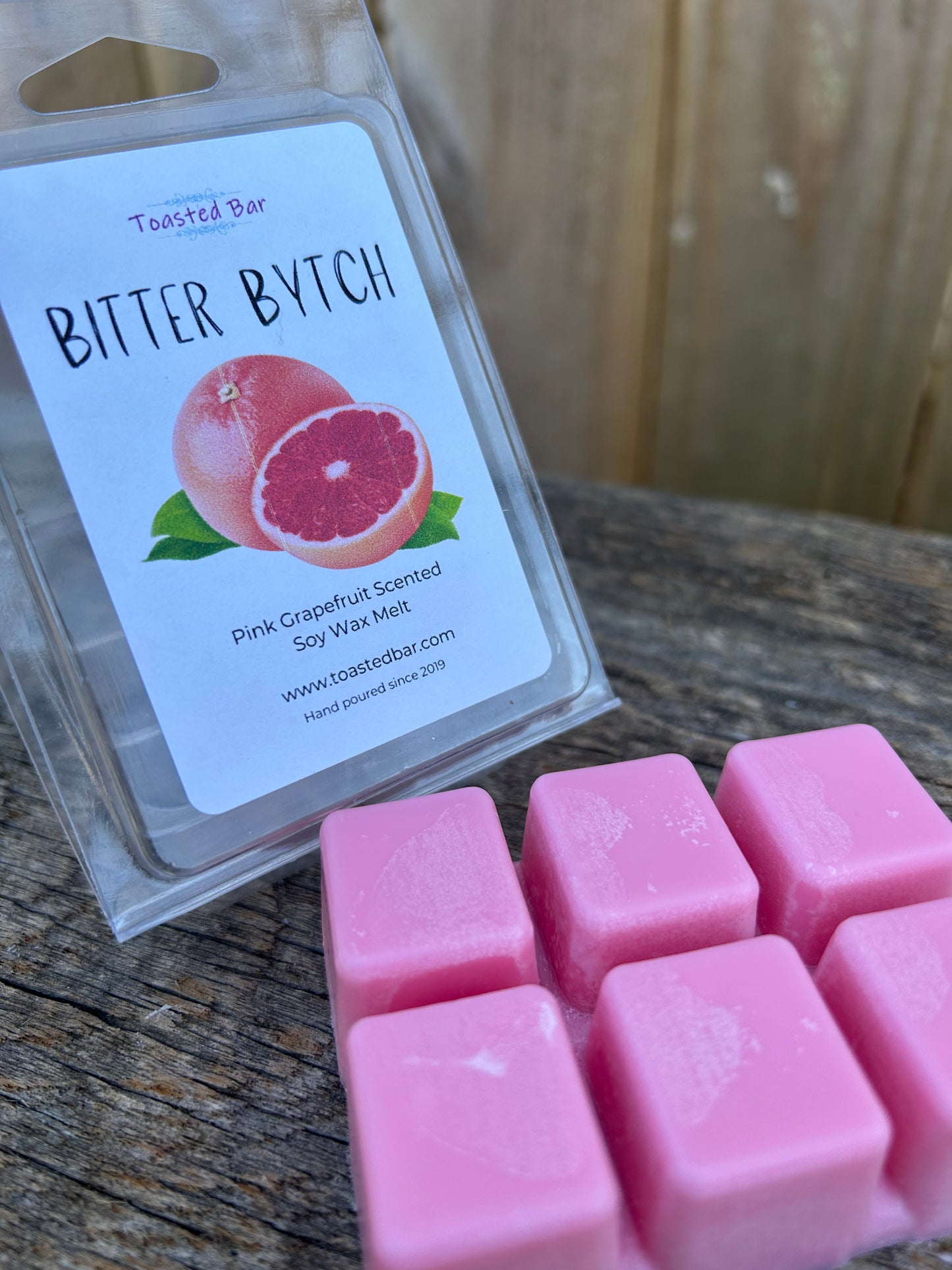 Bitter Bytch - Pink Grapefruit Scented Soy Wax Melt