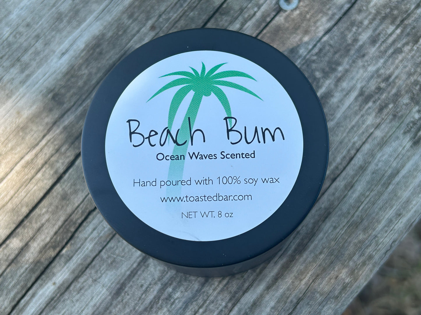 Beach Bum - Ocean Breeze Scented Soy Candle