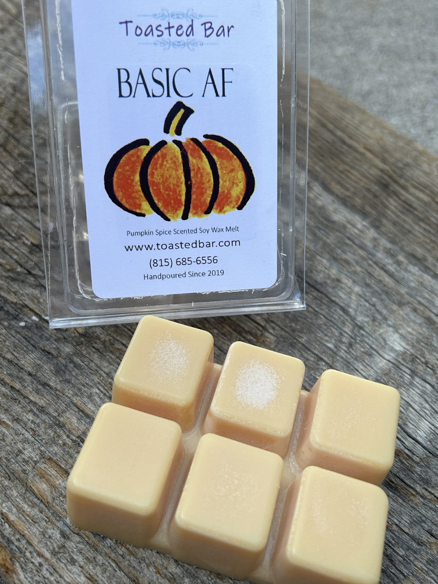Basic AF - Pumpkin Spice Scented Soy Wax Melt image 3