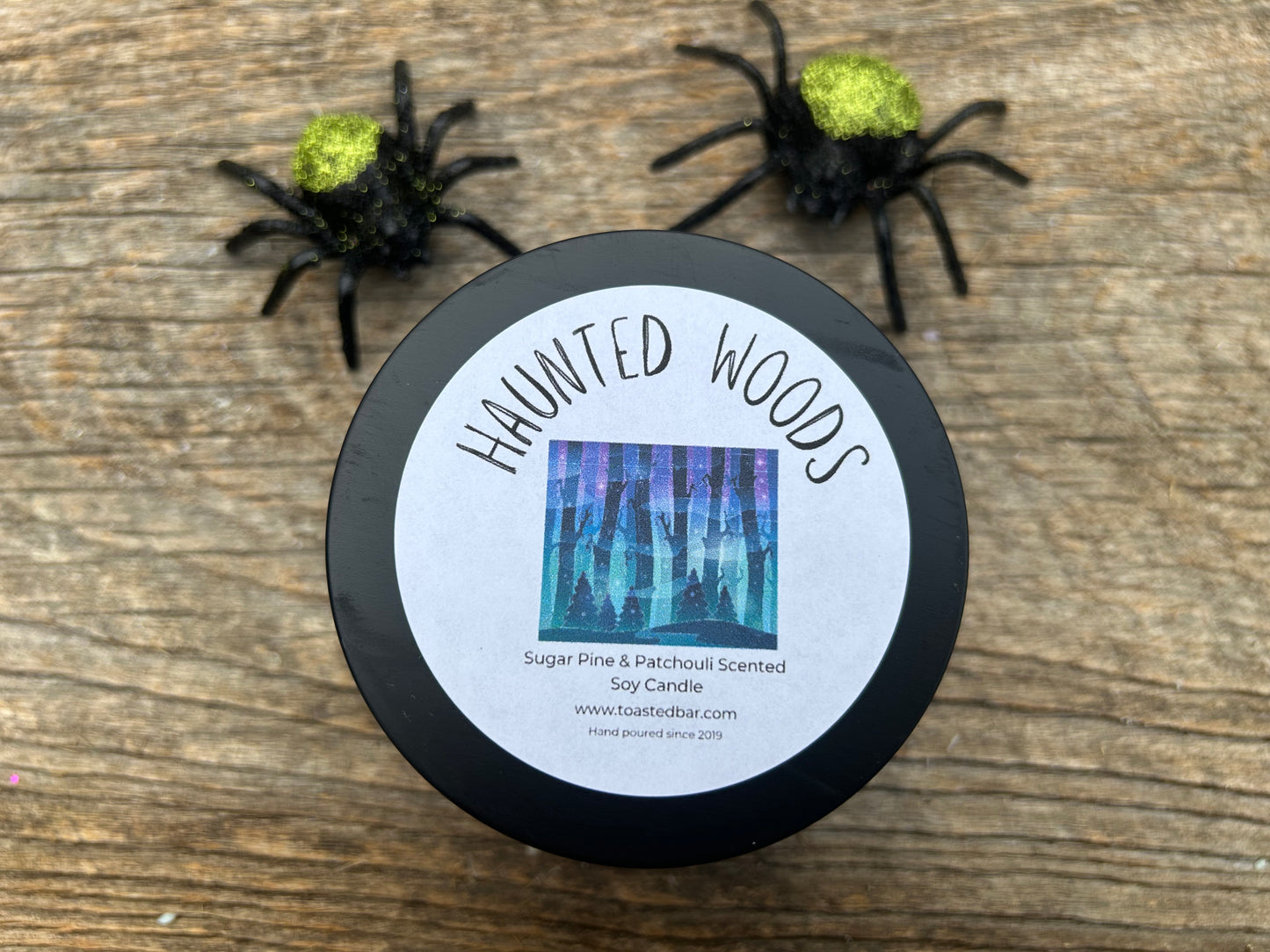 Haunted Woods - Sugar Pine & Patchouli Scented Soy Candle