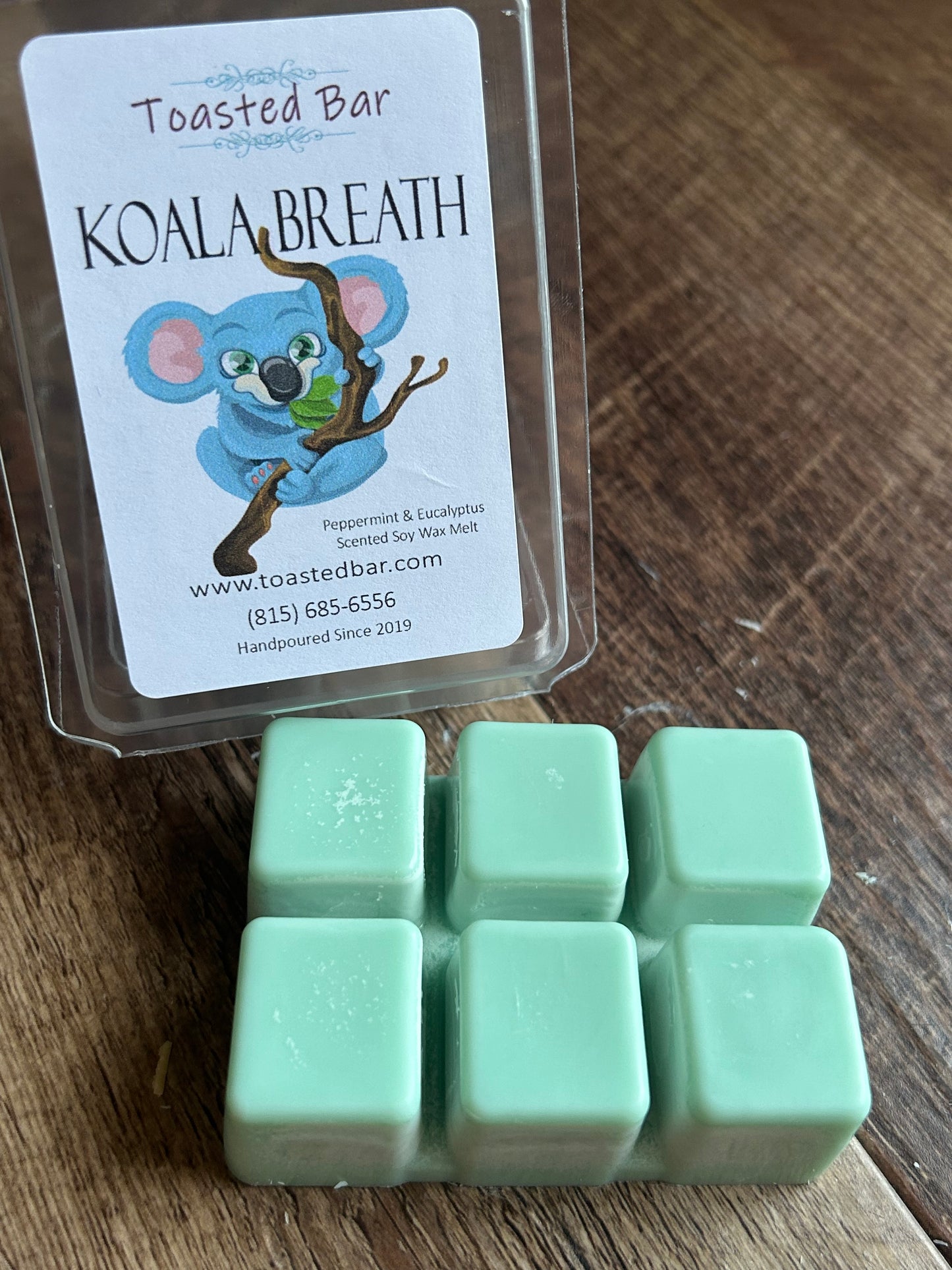Koala Breath - Peppermint & Eucalyptus Scented Soy Wax Melt