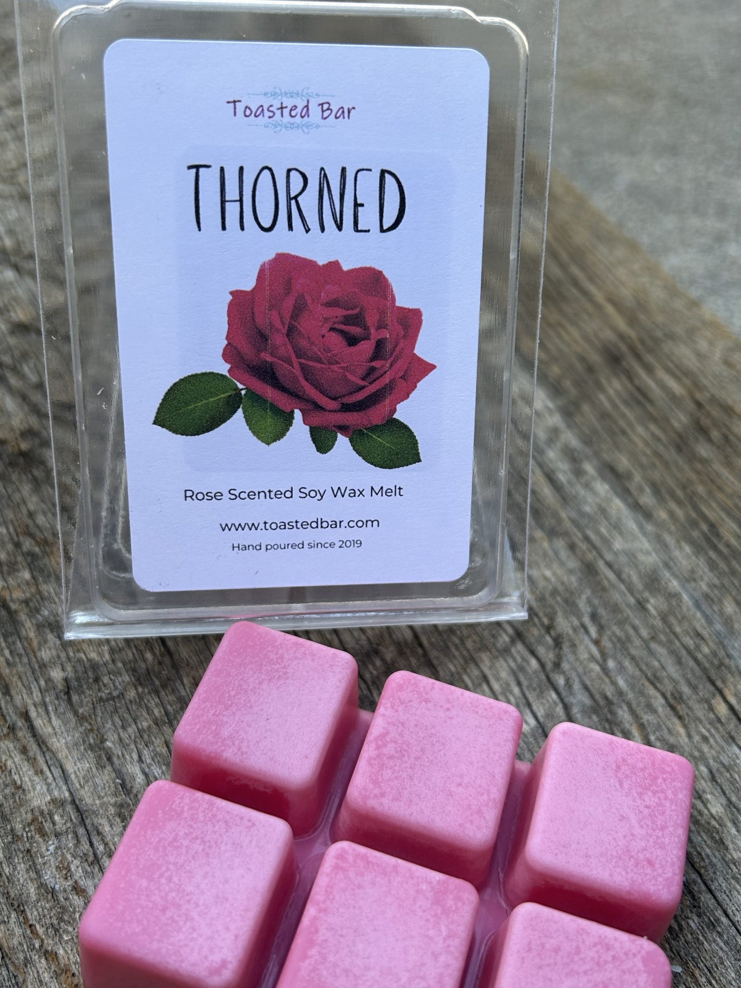 Thorned - Rose Scented Soy Wax Melt image 3