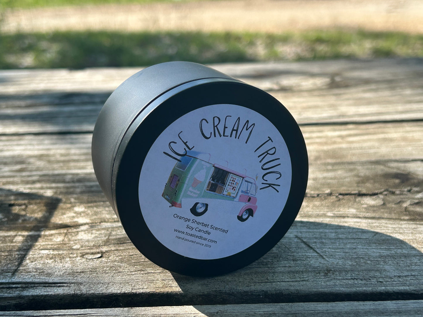 Ice Cream Truck - Orange Sherbet Scented Soy Candle