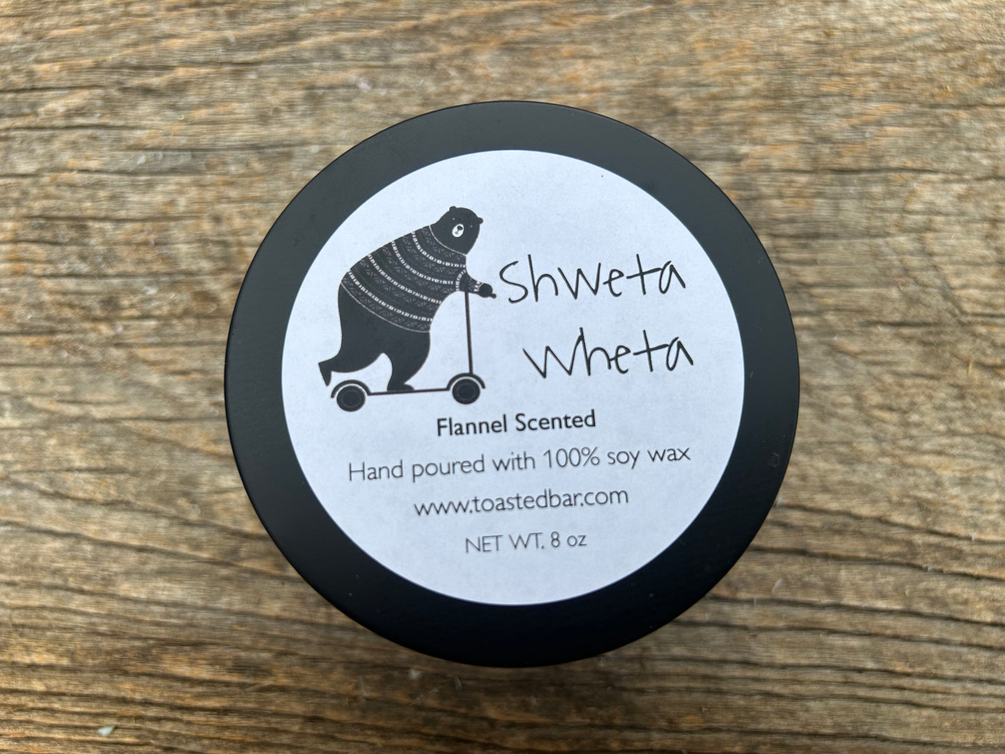 Shweta Wheta - Flannel Scented Soy Candle