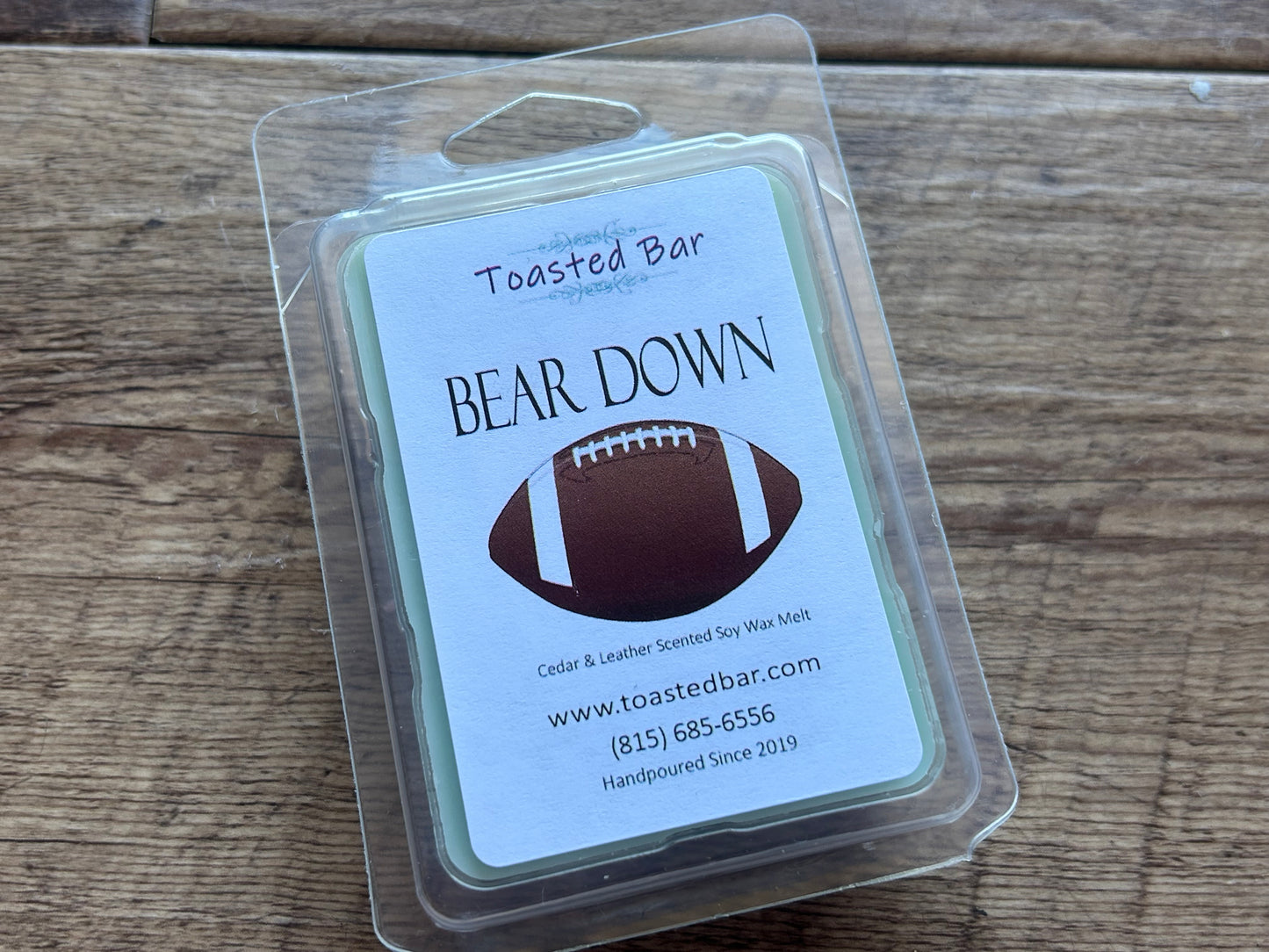 Bear Down - Leather Scented Soy Wax Melt