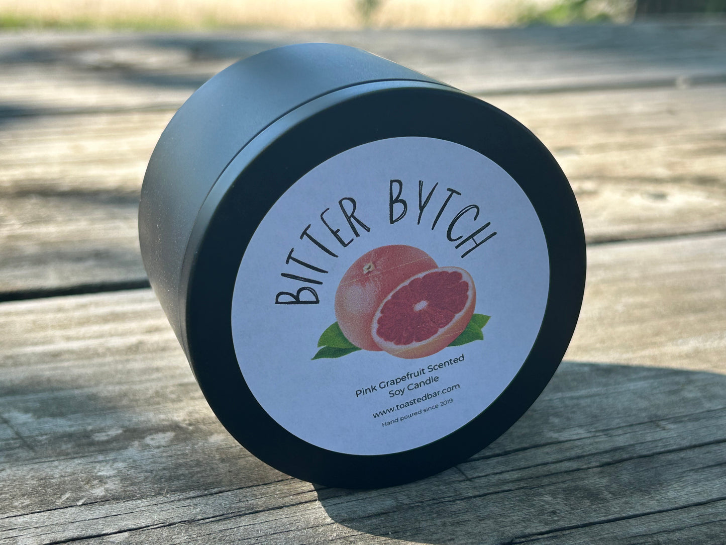 Bitter Bytch - Pink Grapefruit Scented Soy Candle