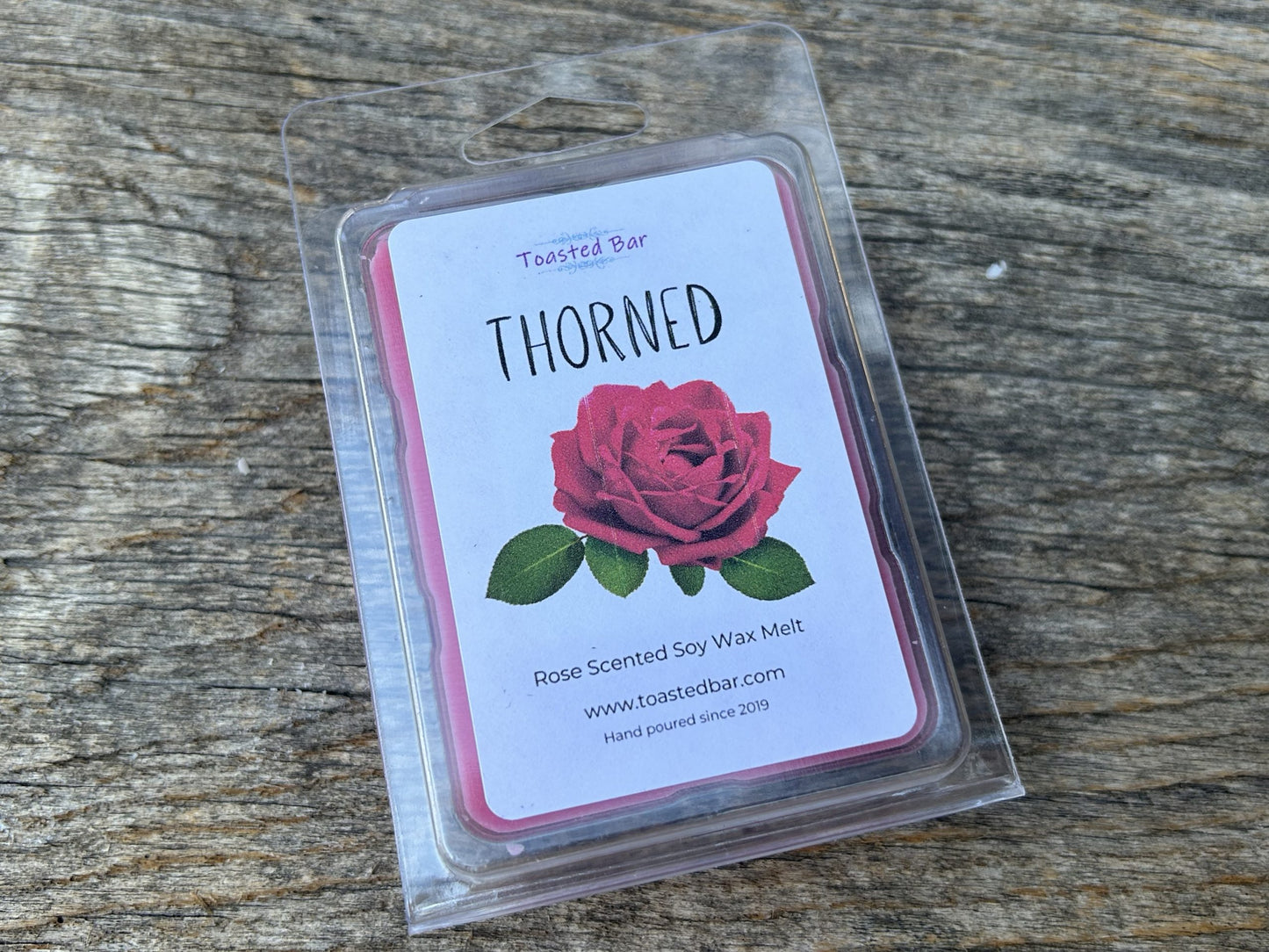 Thorned - Rose Scented Soy Wax Melt image 0