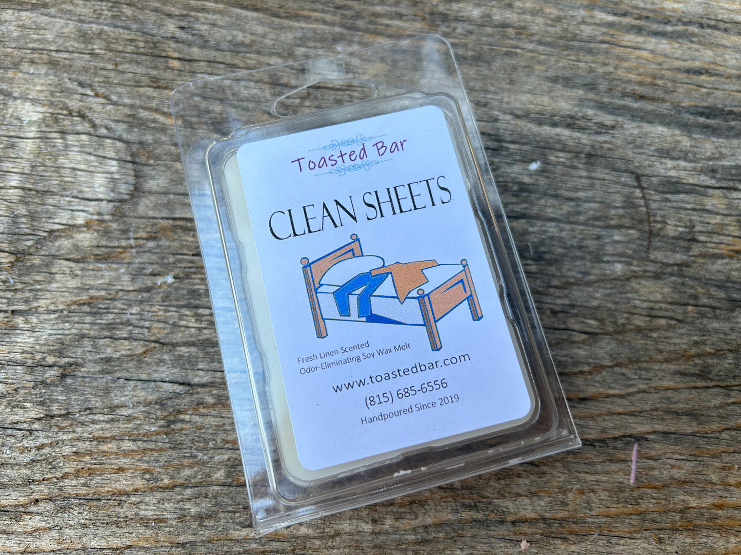 Clean Sheets - Fresh Linen Soy Wax Melt