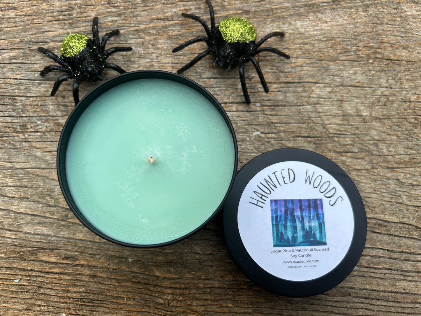 Haunted Woods - Sugar Pine & Patchouli Scented Soy Candle