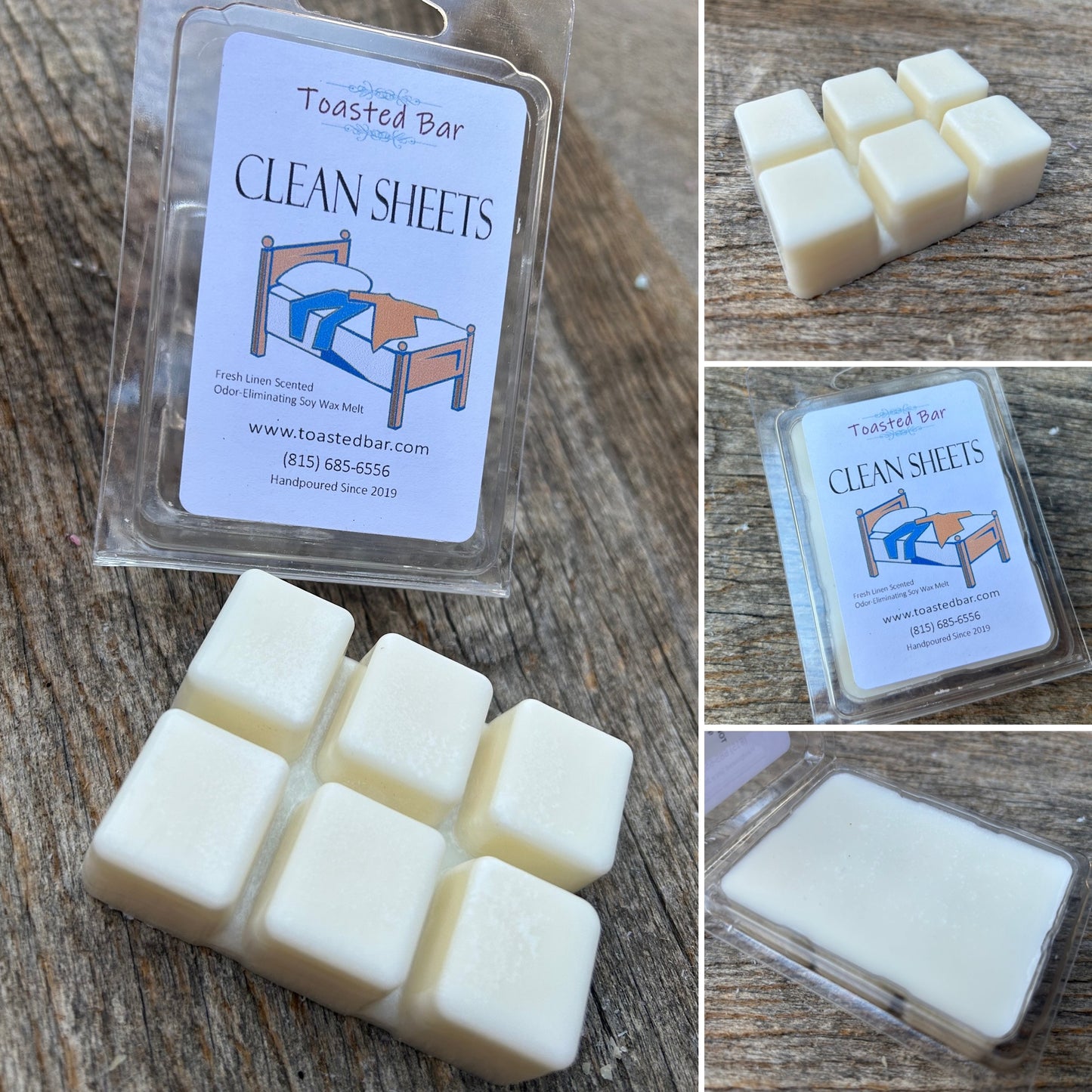 Clean Sheets - Fresh Linen Soy Wax Melt