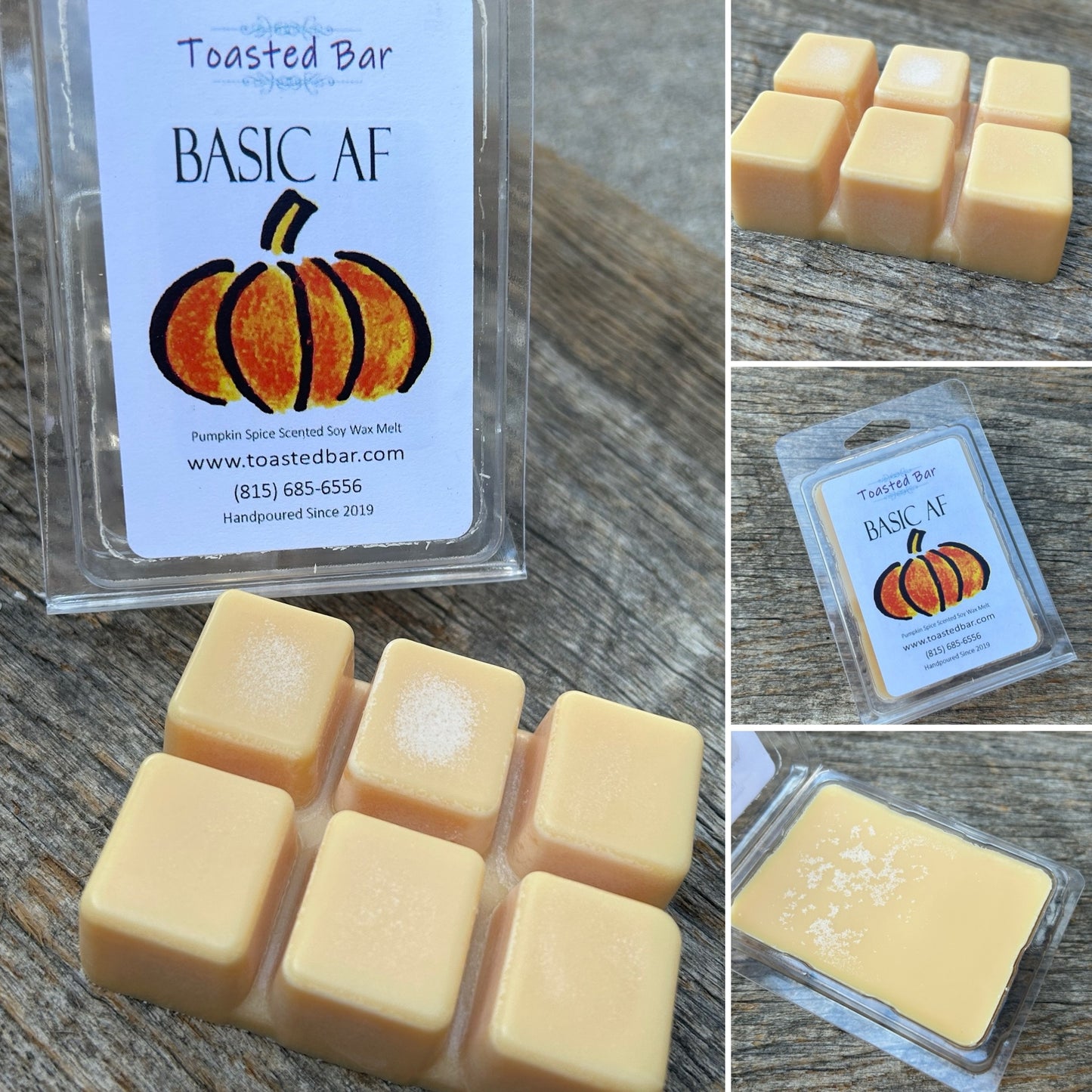Basic AF - Pumpkin Spice Scented Soy Wax Melt image 4