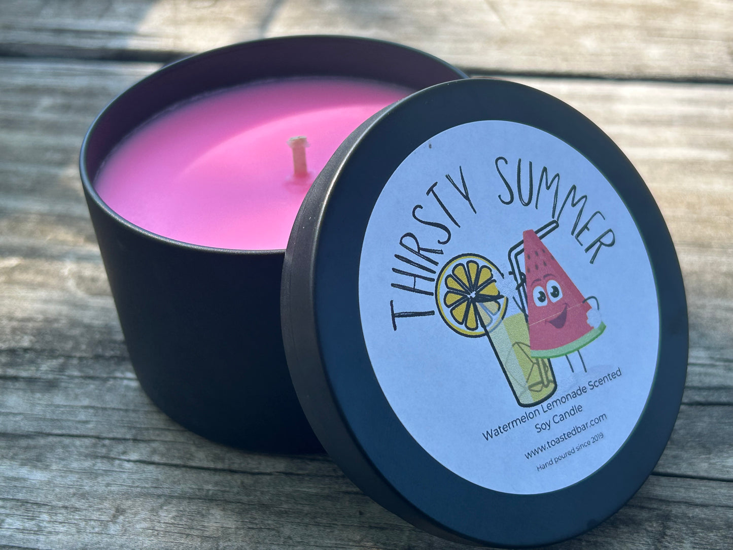 Thirsty Summer - Watermelon Lemonade Scented Soy Candle