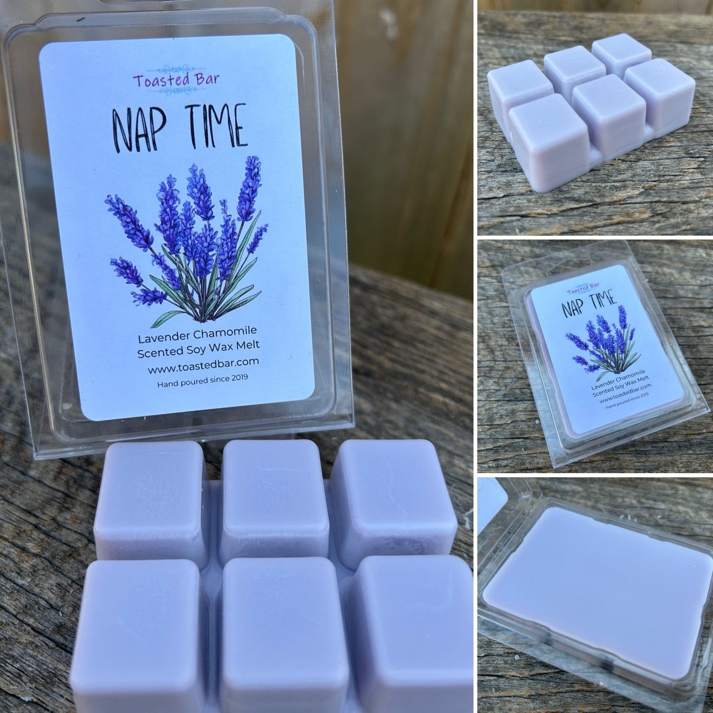 Nap Time - Lavender Chamomile Scented Soy Wax Melt image 4