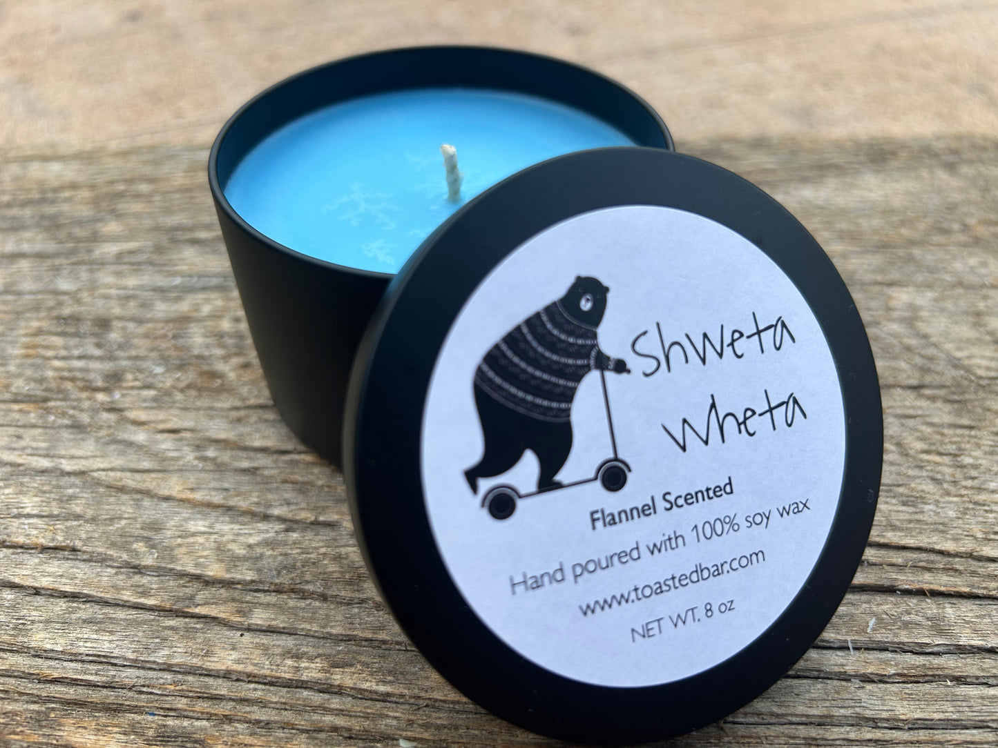 Shweta Wheta - Flannel Scented Soy Candle
