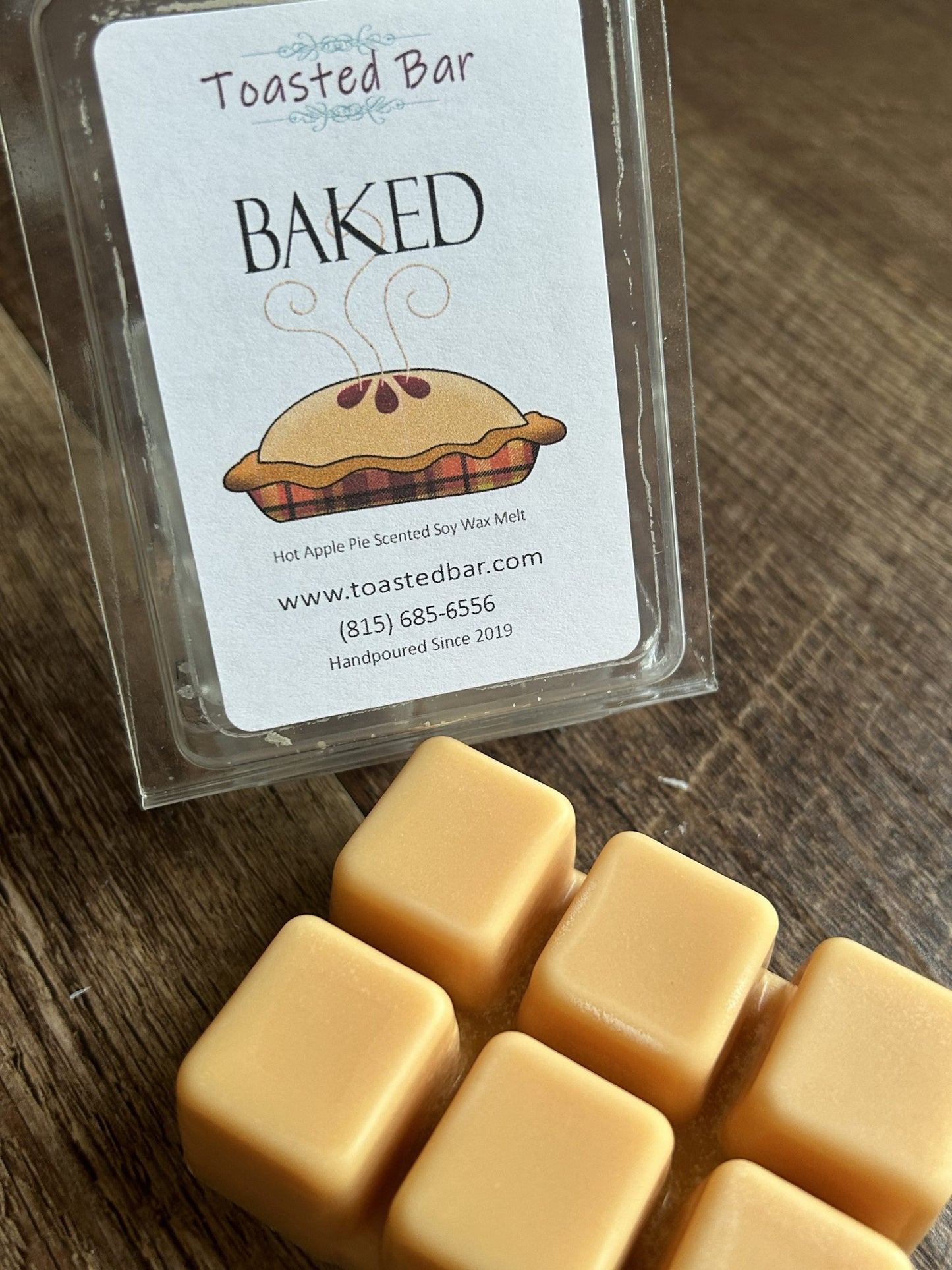 Baked - Hot Apple Pie Scented Soy Wax Melt image 3