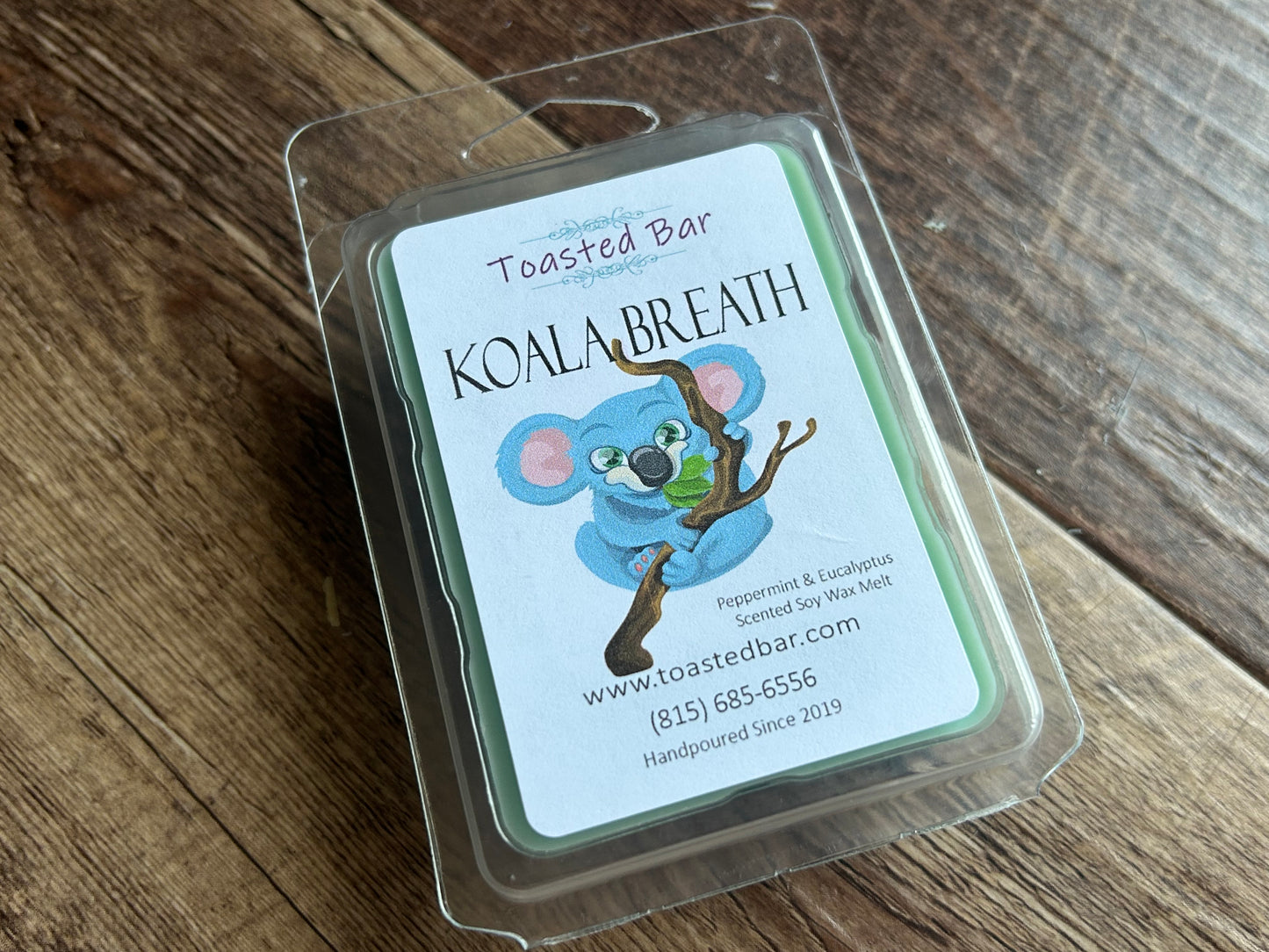 Koala Breath - Peppermint & Eucalyptus Scented Soy Wax Melt