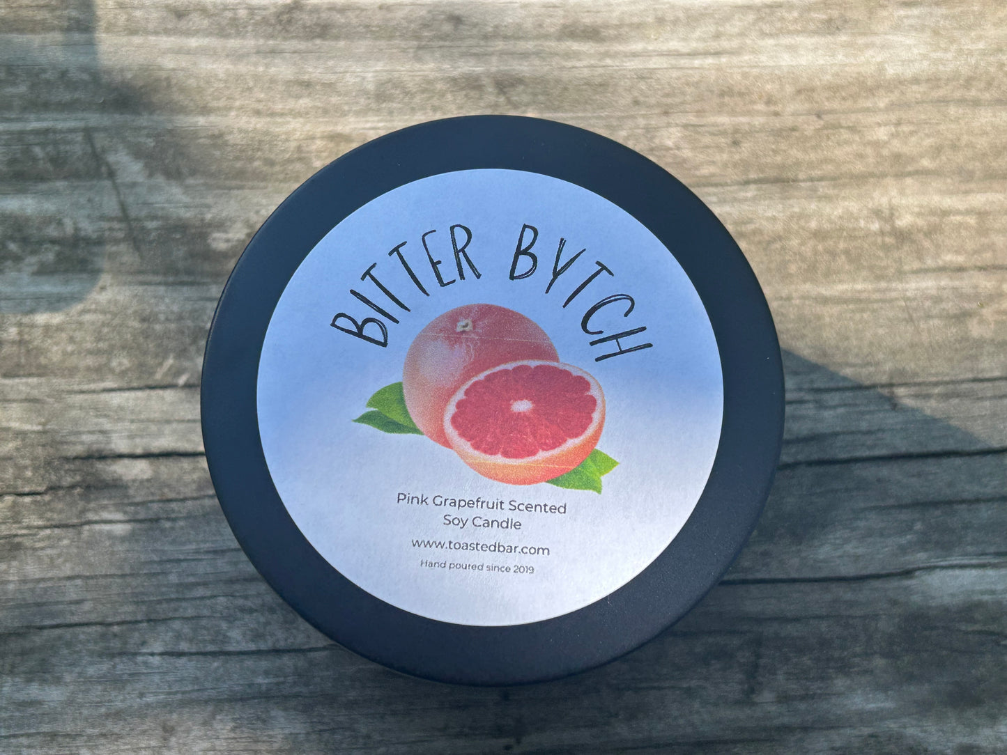 Bitter Bytch - Pink Grapefruit Scented Soy Candle