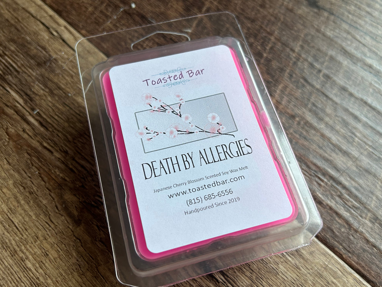 Death by Allergies - Japanese Cherry Blossom Scented Soy Wax Melt