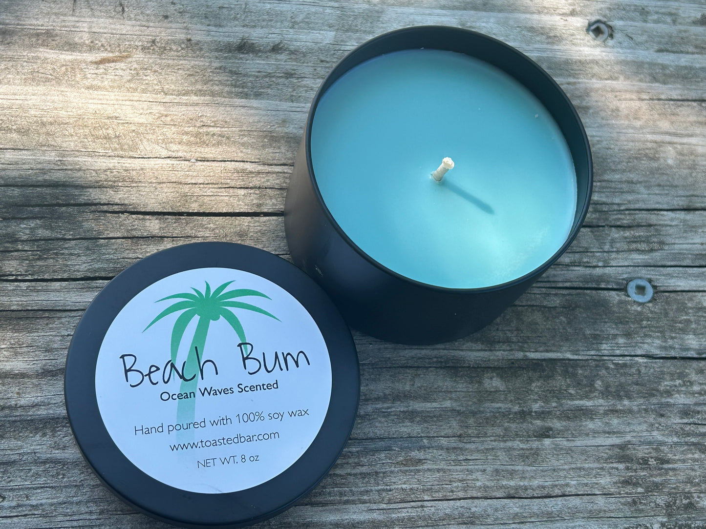 Beach Bum - Ocean Breeze Scented Soy Candle