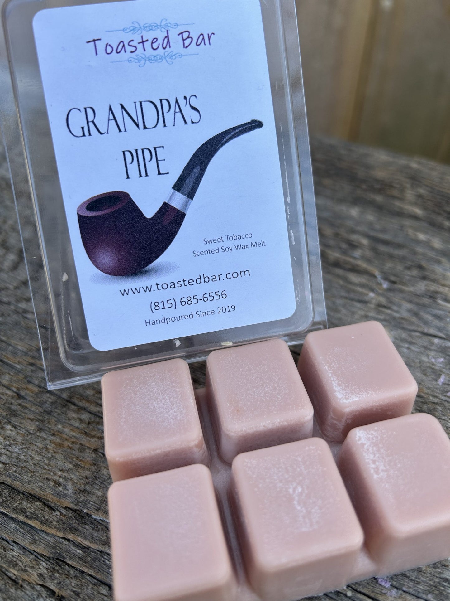 Grandpa's Pipe - Pipe Tobacco Scented Soy Wax Melt image 3