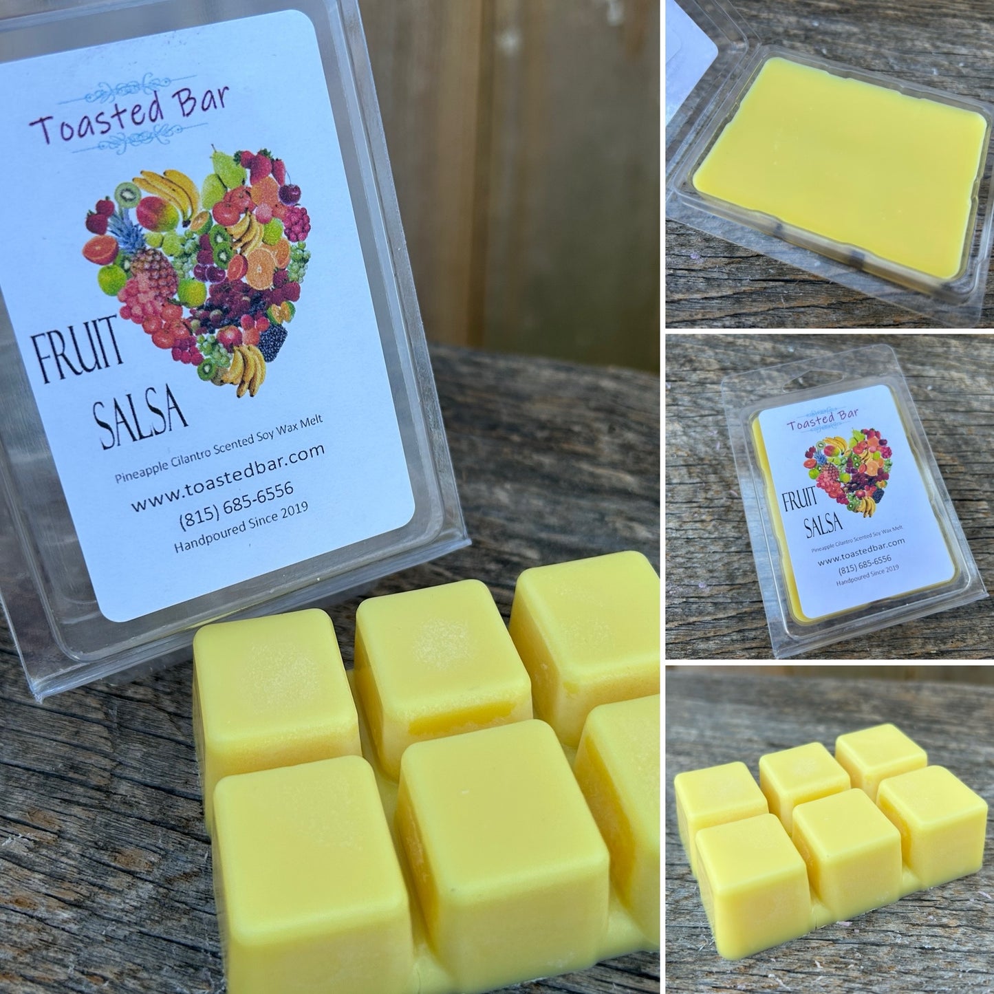 Fruit Salsa - Pineapple Cilantro Scented Soy Wax Melt image 4