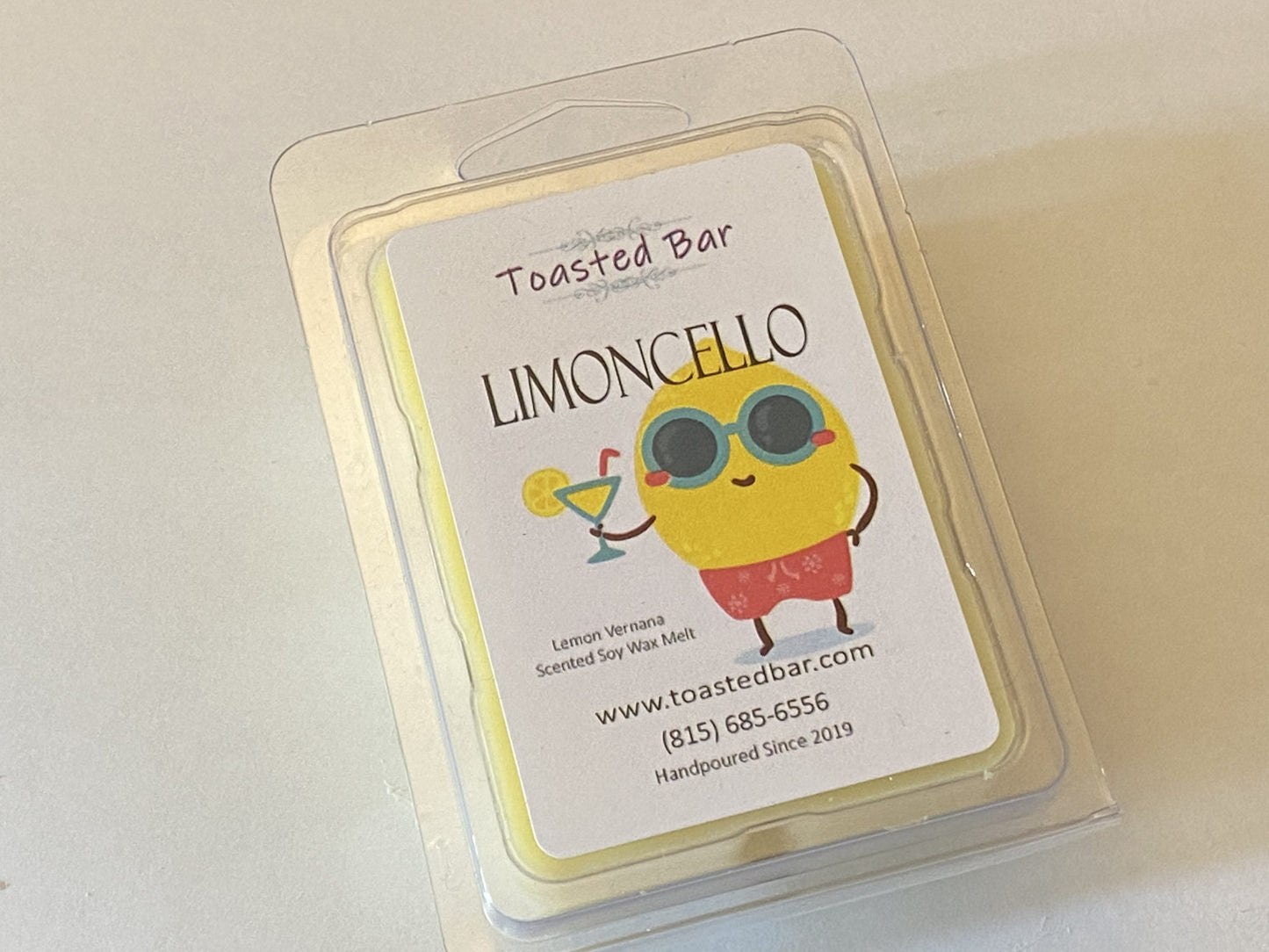 Limoncello - Lemon Verbena Scented Soy Wax Melt image 2
