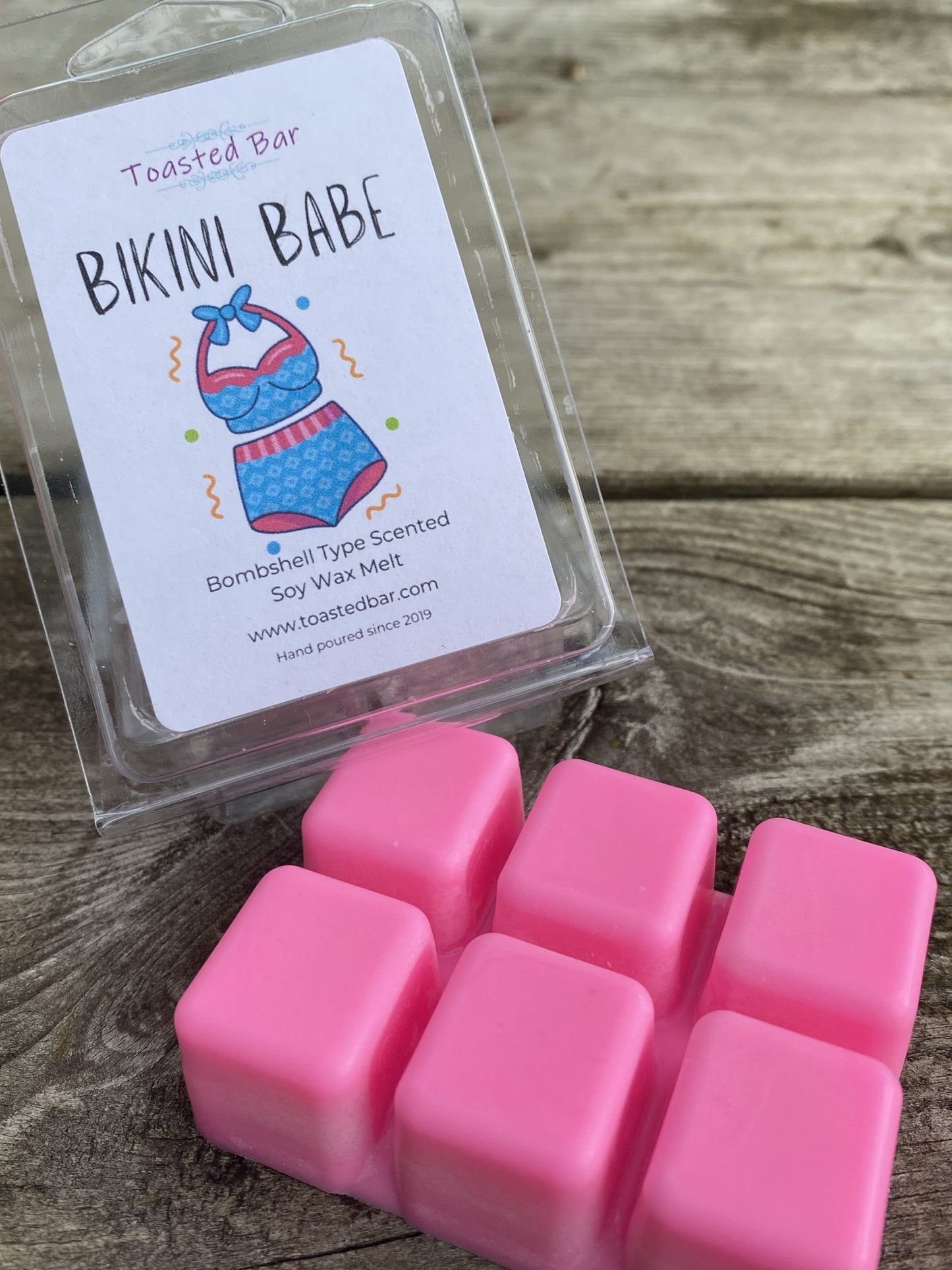 Bikini Babe - Bombshell Type Scented Soy Wax Melt image 1