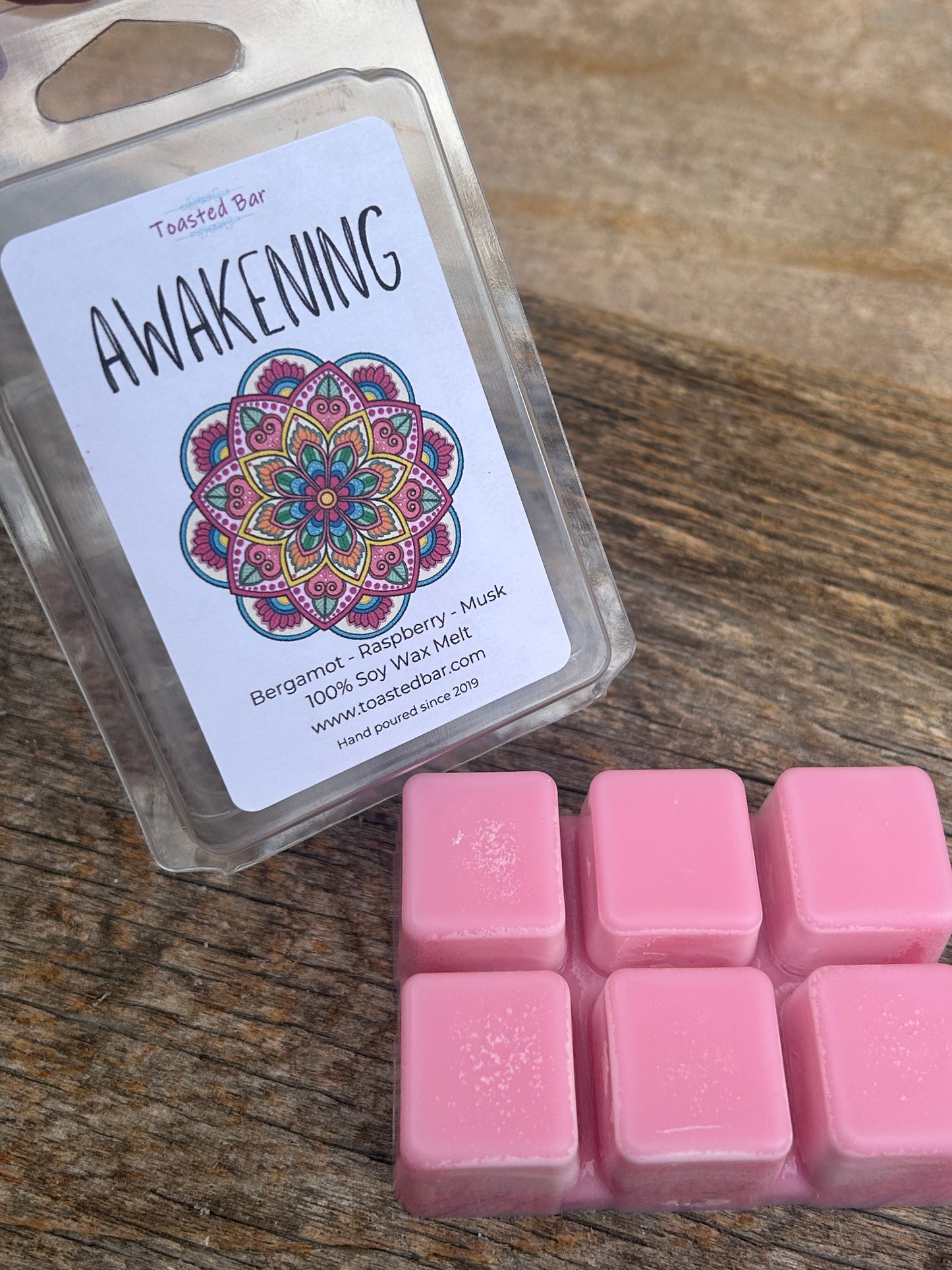 Awakening - Raspberry & Bergamot Musk Scented Soy Wax Melt