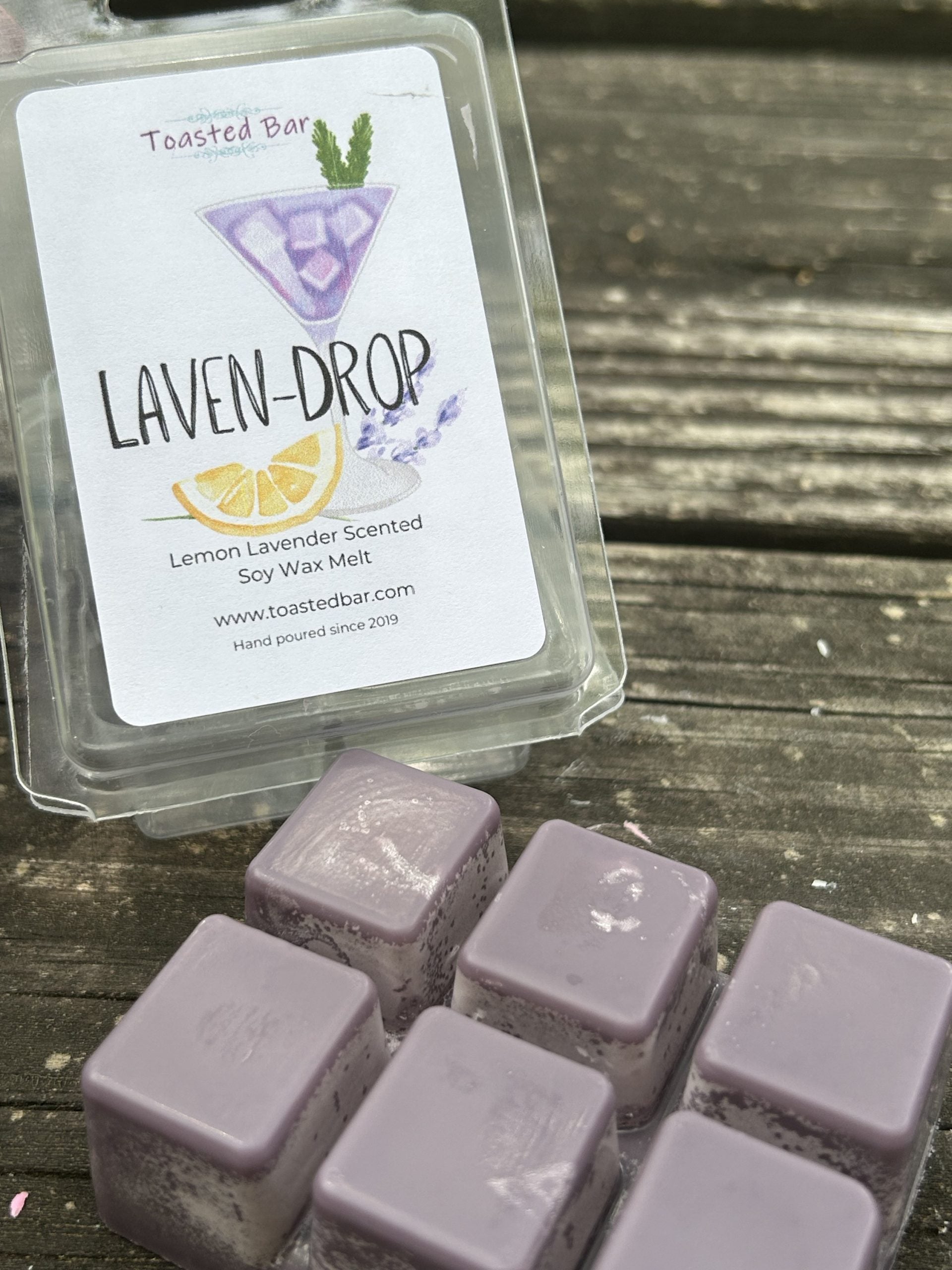 Lavendrop - Lemon Lavender Scented Soy Wax Melt image 0