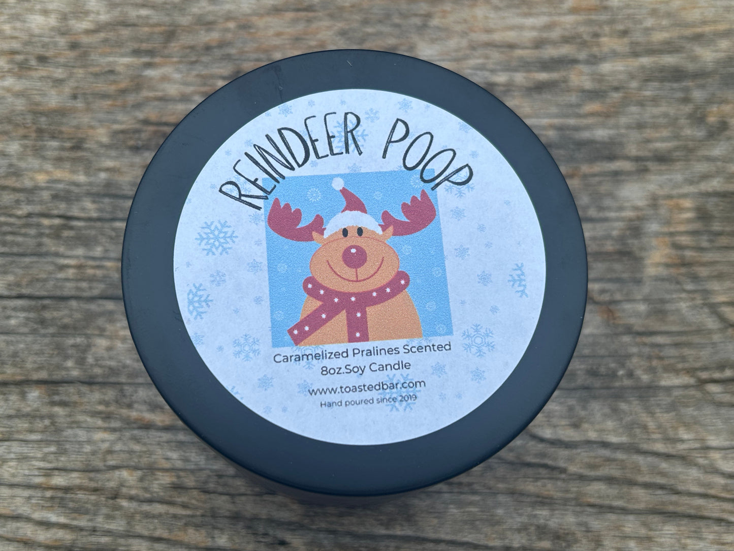 Reindeer Poop - Caramelized Pralines Scented Soy Candle