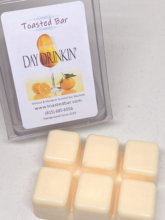 Day Drinkin' - Mimosa and Mandarin Scented Soy Wax Melt image 0