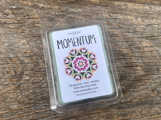 Momentum - Bergamot Kiwi & Amber Scented Soy Wax Melt