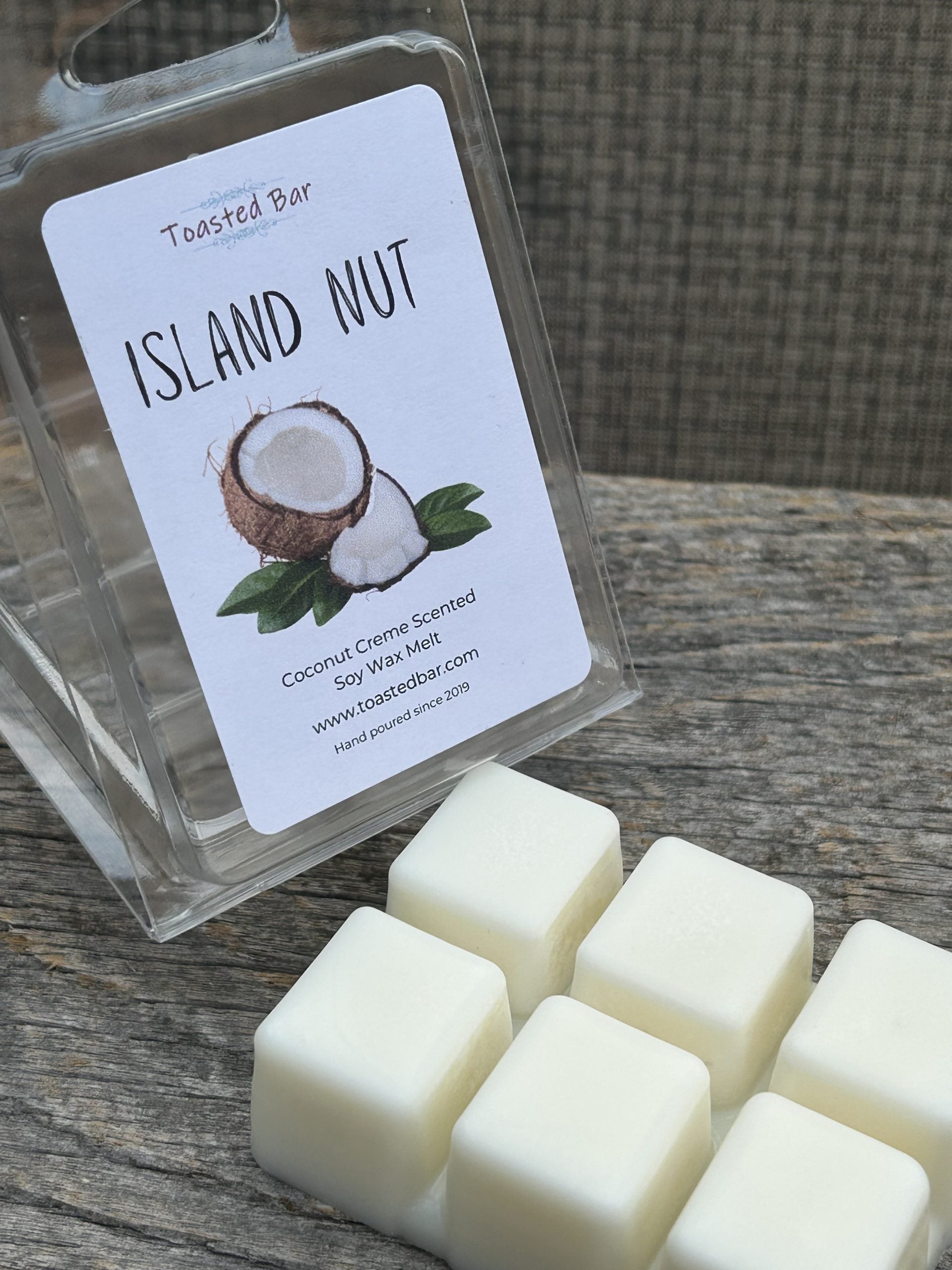 Island Nut - Coconut Scented Soy Wax Melt image 0