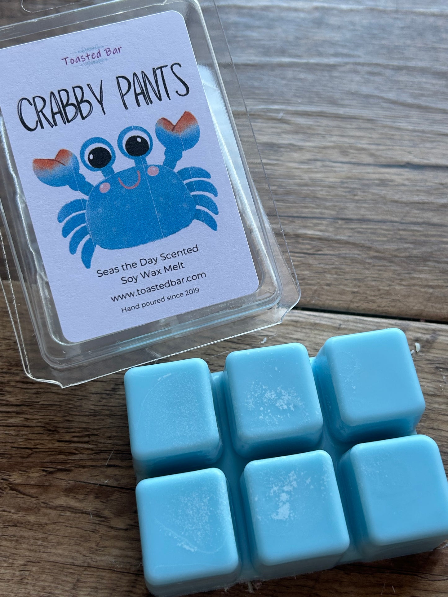 Crabby Pants - Sea Breeze and Amber Scented Soy Wax Melt