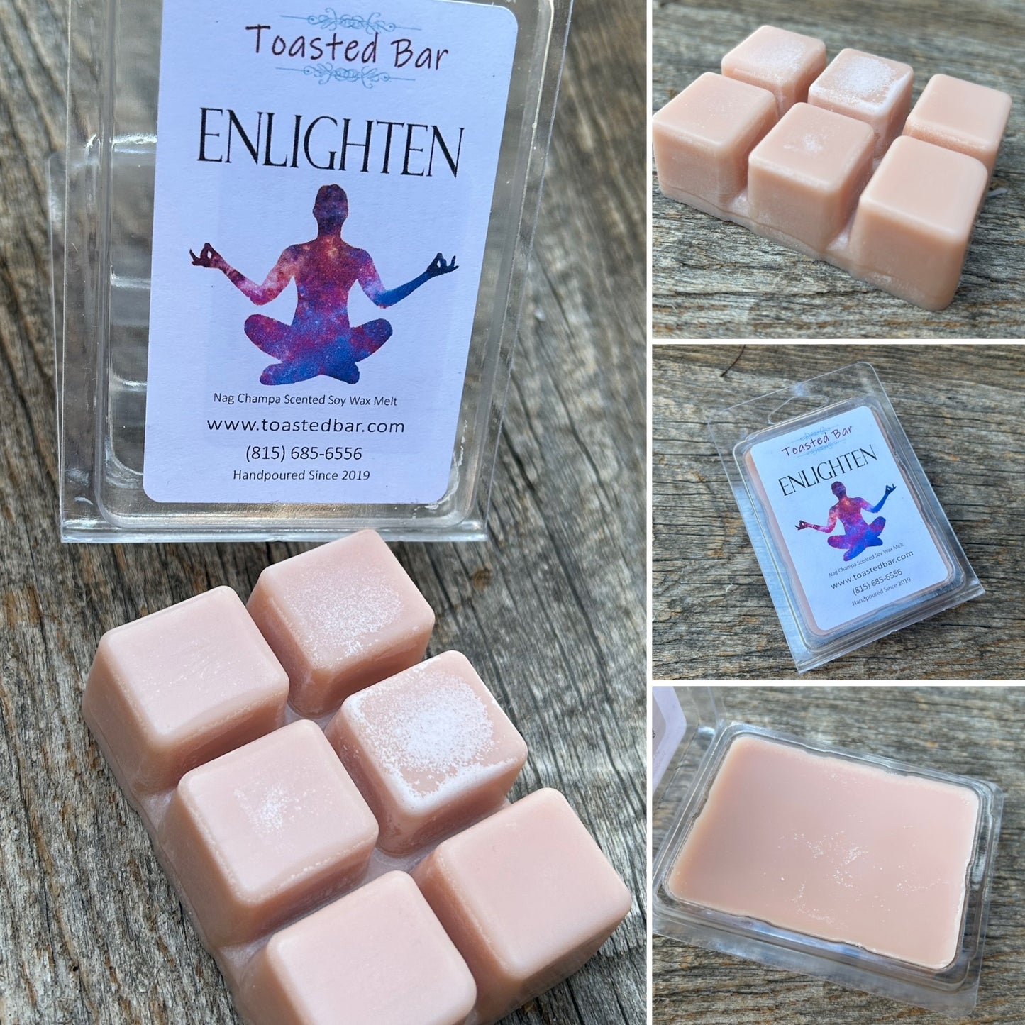 Enlighten - Nag Champa Scented Soy Wax Melt