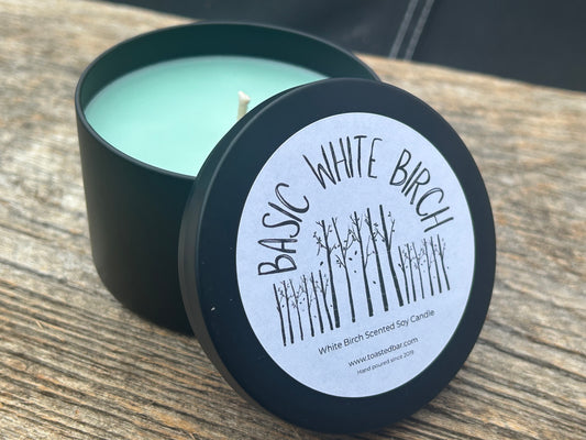 Basic White Birch - White Birch Scented Soy Candle