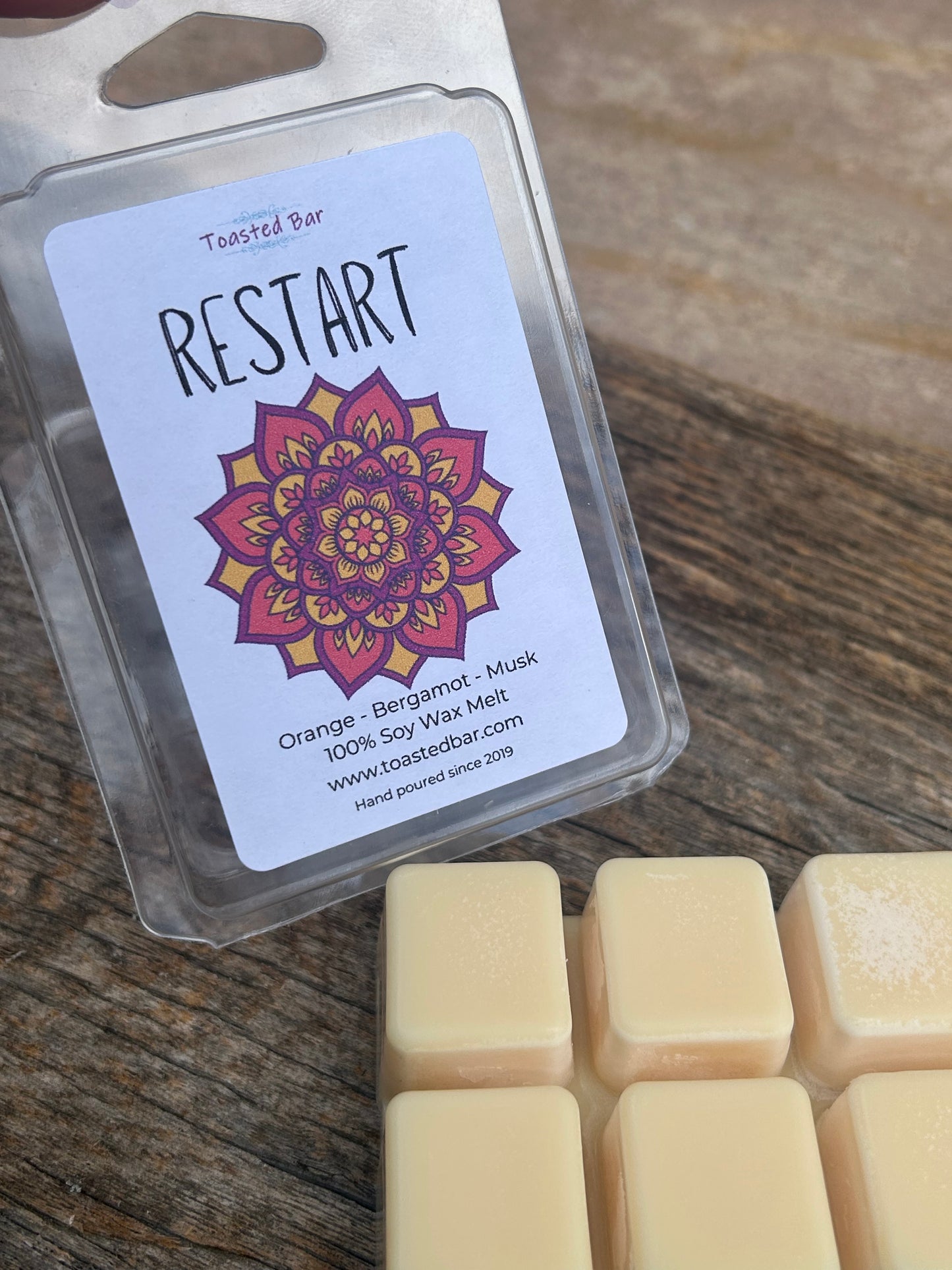 Restart - Orange Bergamot & Musk Scented Soy Wax Melt