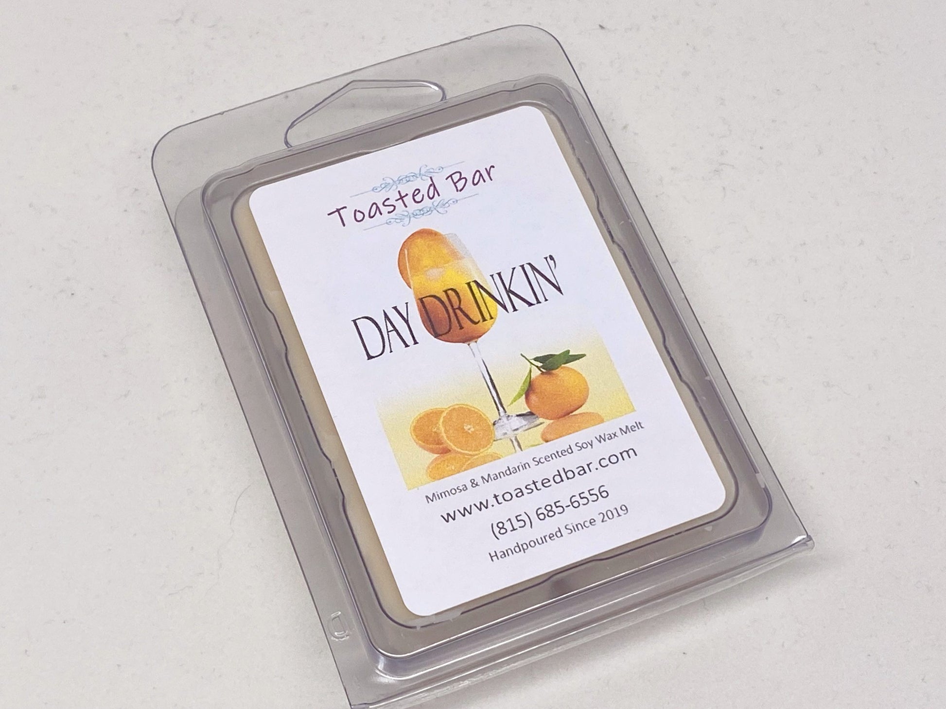 Day Drinkin' - Mimosa and Mandarin Scented Soy Wax Melt image 1