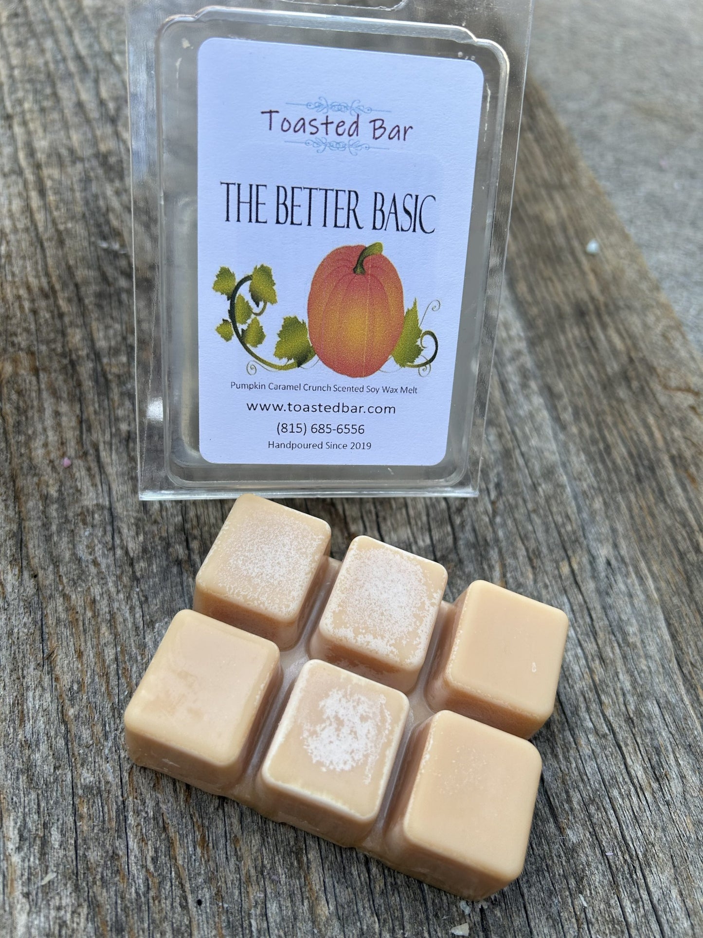 The Better Basic - Pumpkin Caramel Crunch Scented Soy Wax Melt image 3