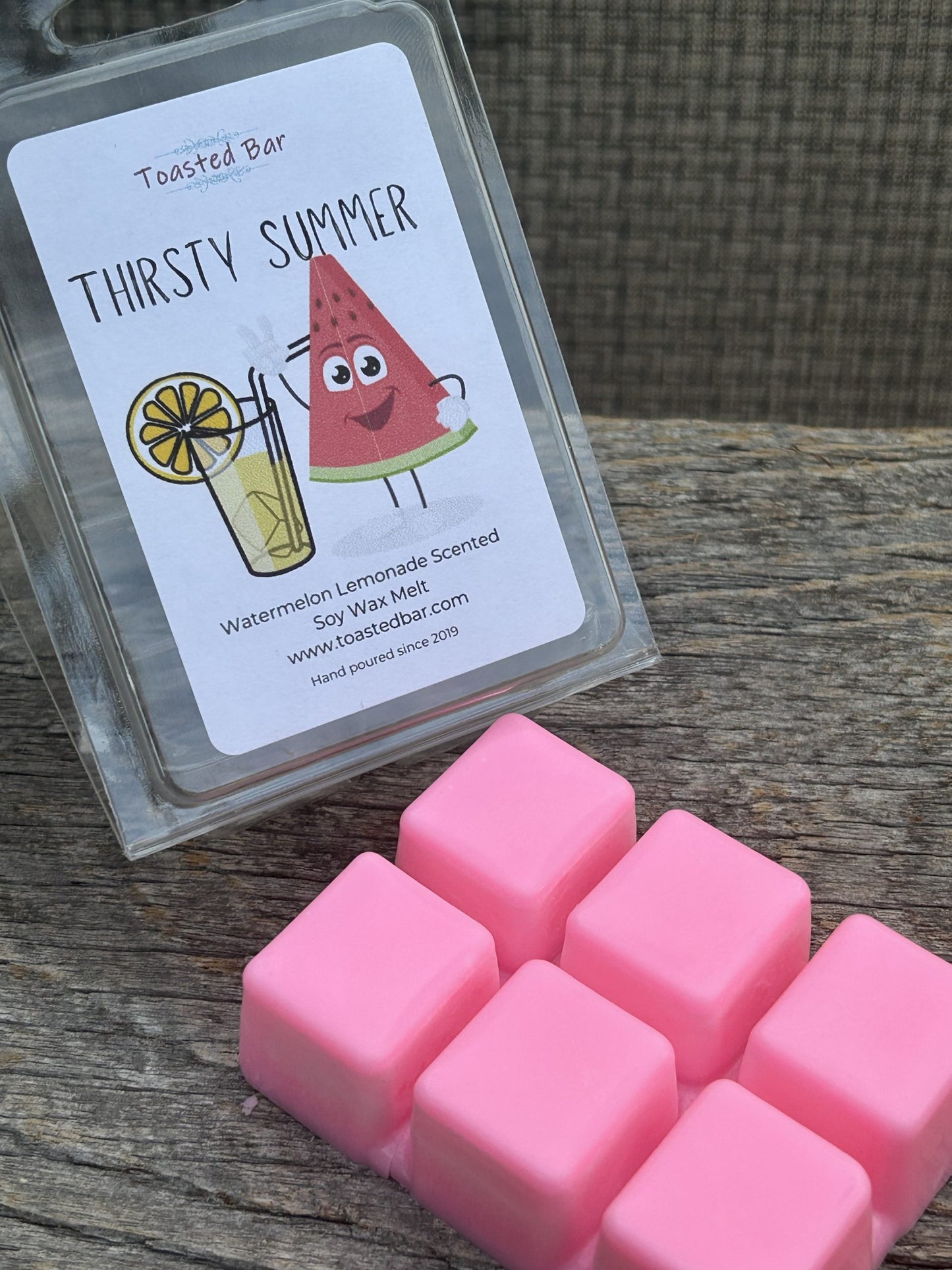 Thirsty Summer - Watermelon Lemonade Scented Soy Wax Melt image 0