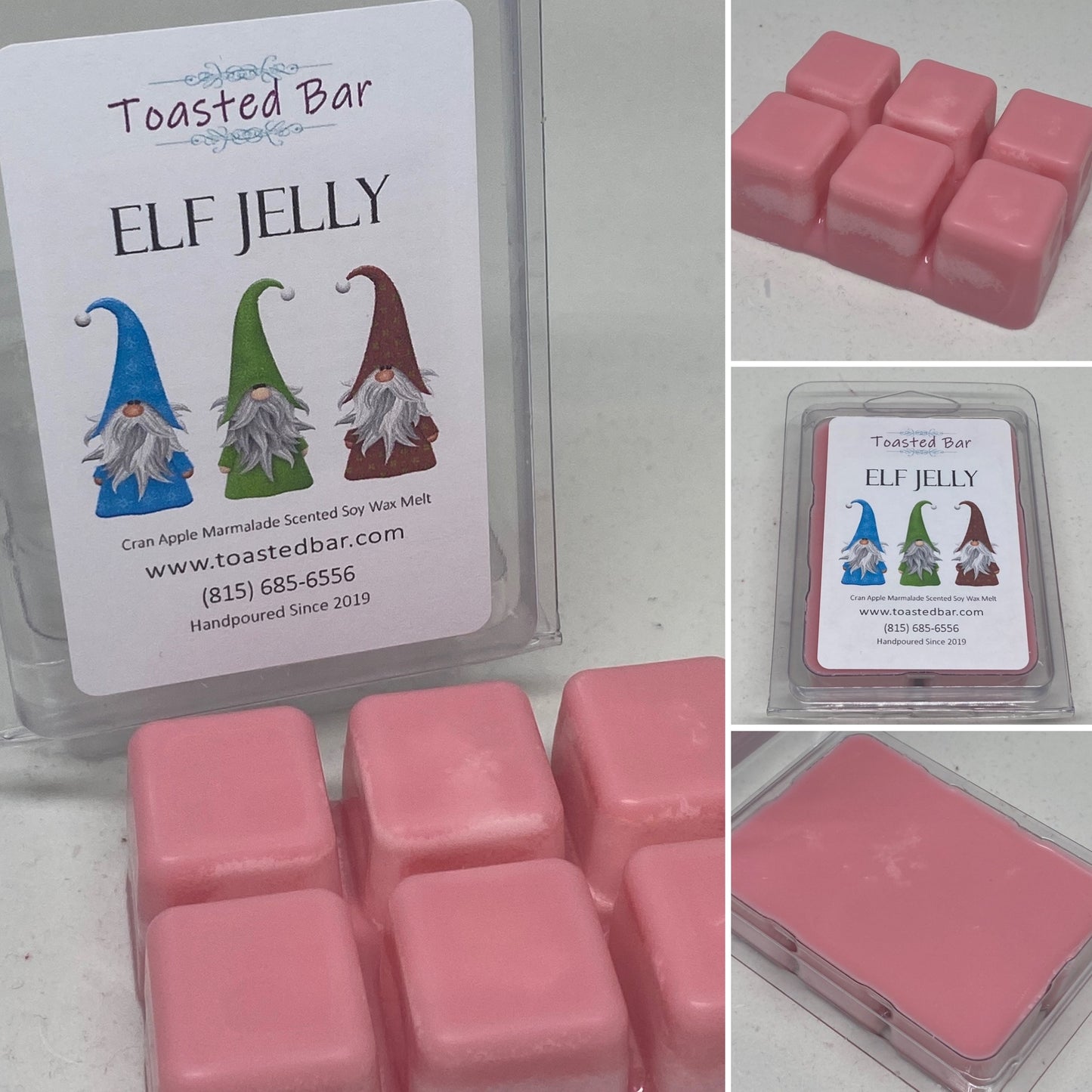 Elf Jelly - Cranberry Apple Marmalade Scented Soy Wax Melt image 4