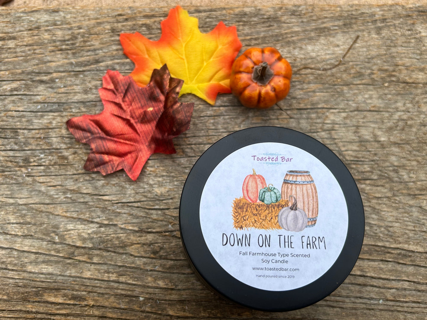 Down on the Farm - Fall Farmhouse Type Scented Soy Candle