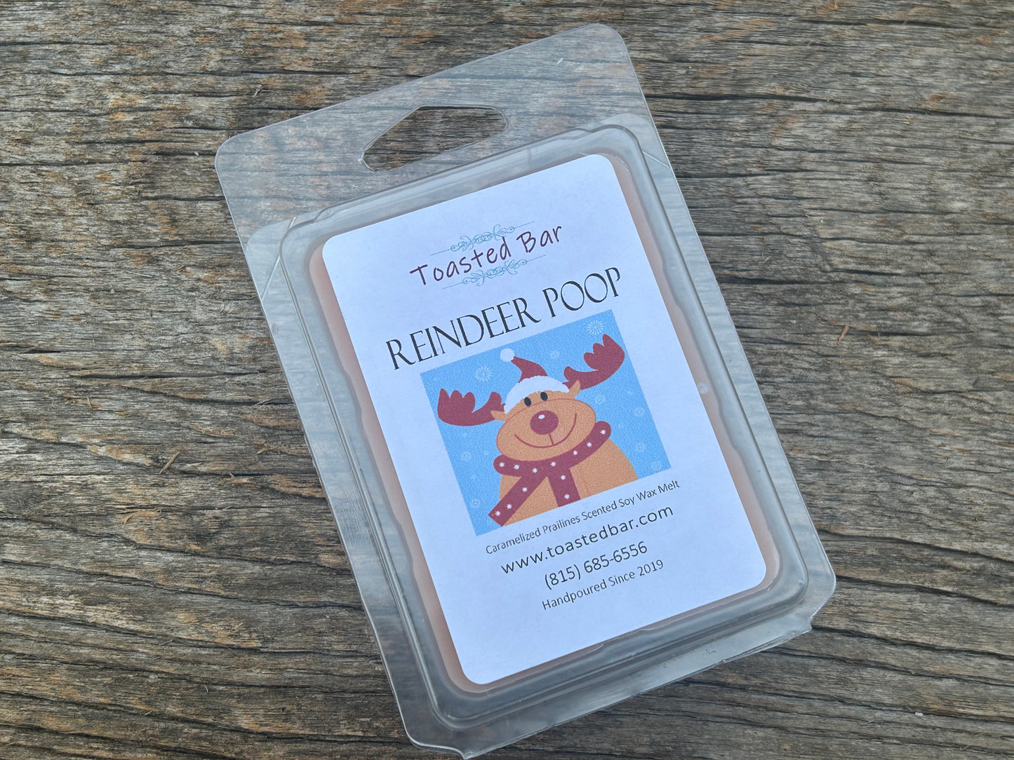 Reindeer Poop - Caramelized Pralines Scented Soy Wax Melt