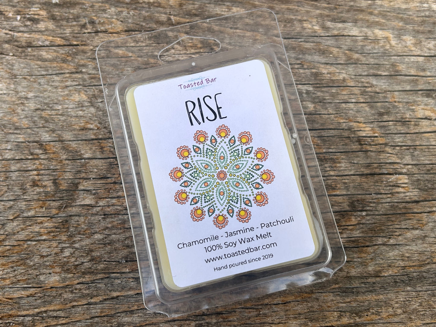 Rise - Jasmine Chamomile & Patchouli Scented Soy Wax Melt