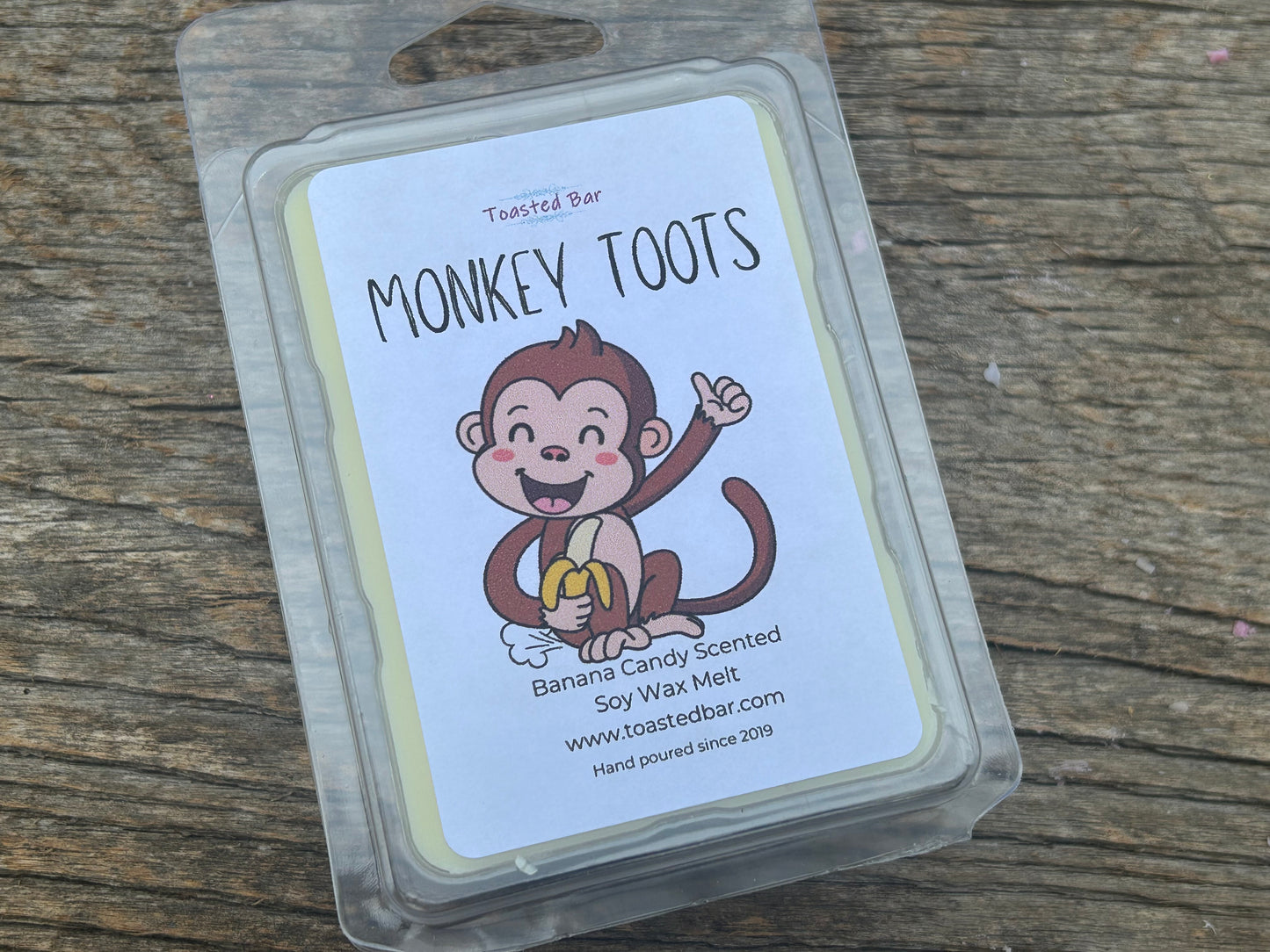 Monkey Toots - Banana Candy Scented Soy Wax Melt