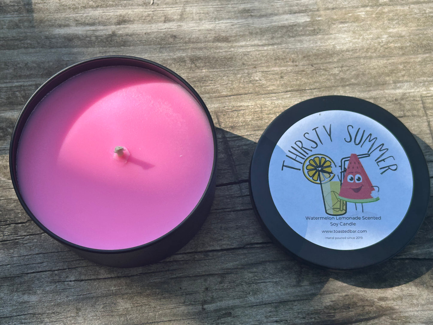 Thirsty Summer - Watermelon Lemonade Scented Soy Candle