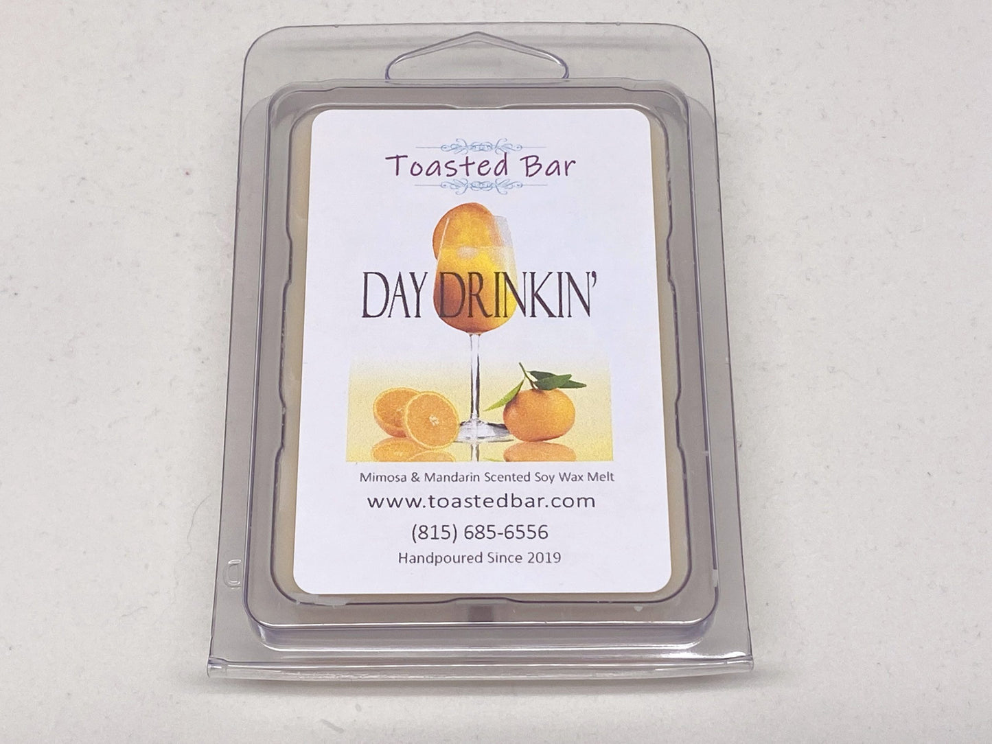 Day Drinkin' - Mimosa and Mandarin Scented Soy Wax Melt image 2