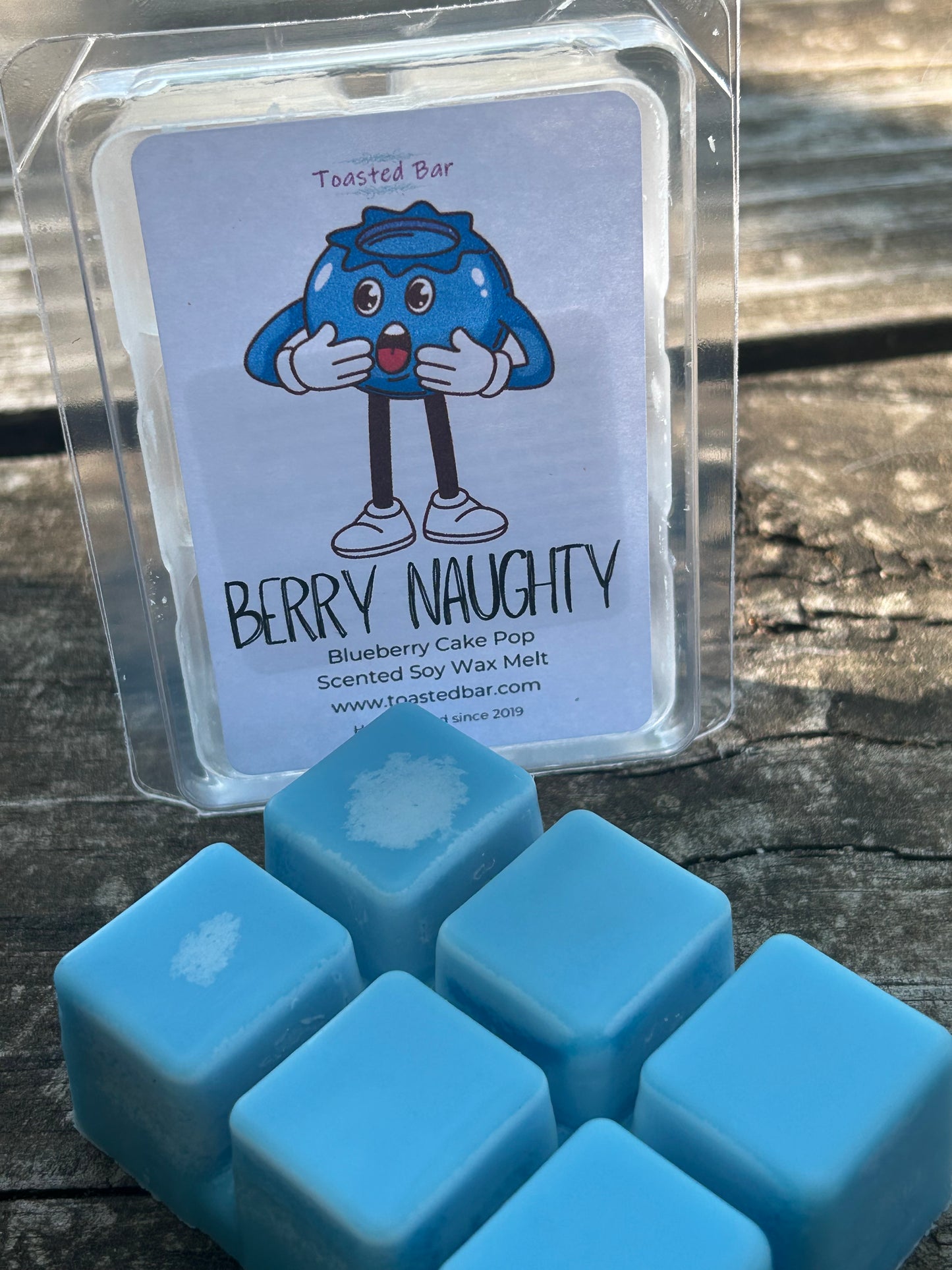 Berry Naughty - Blueberry Cake Pop Scented Soy Wax Melt