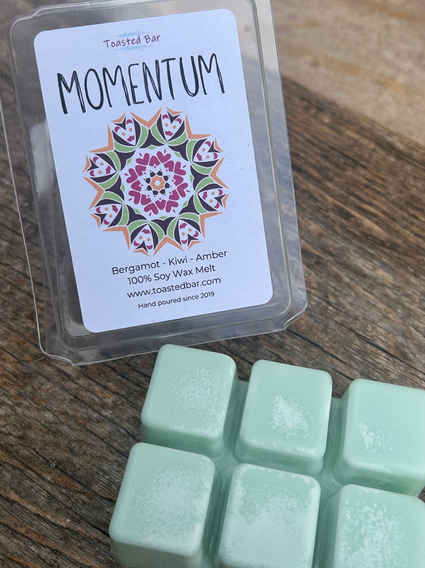 Momentum - Bergamot Kiwi & Amber Scented Soy Wax Melt